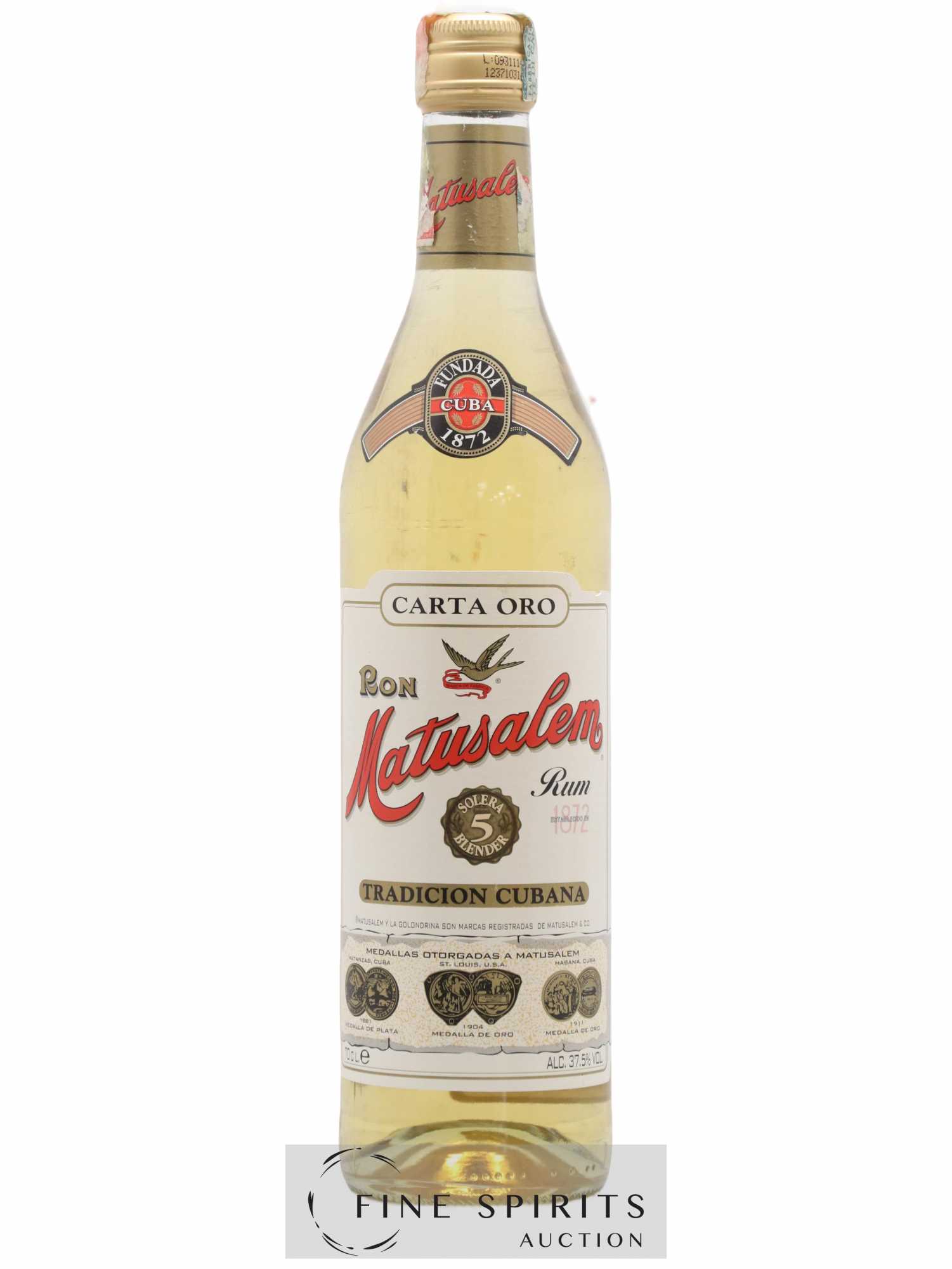 Matusalem 5 years Of. Carta Oro Solera Blender