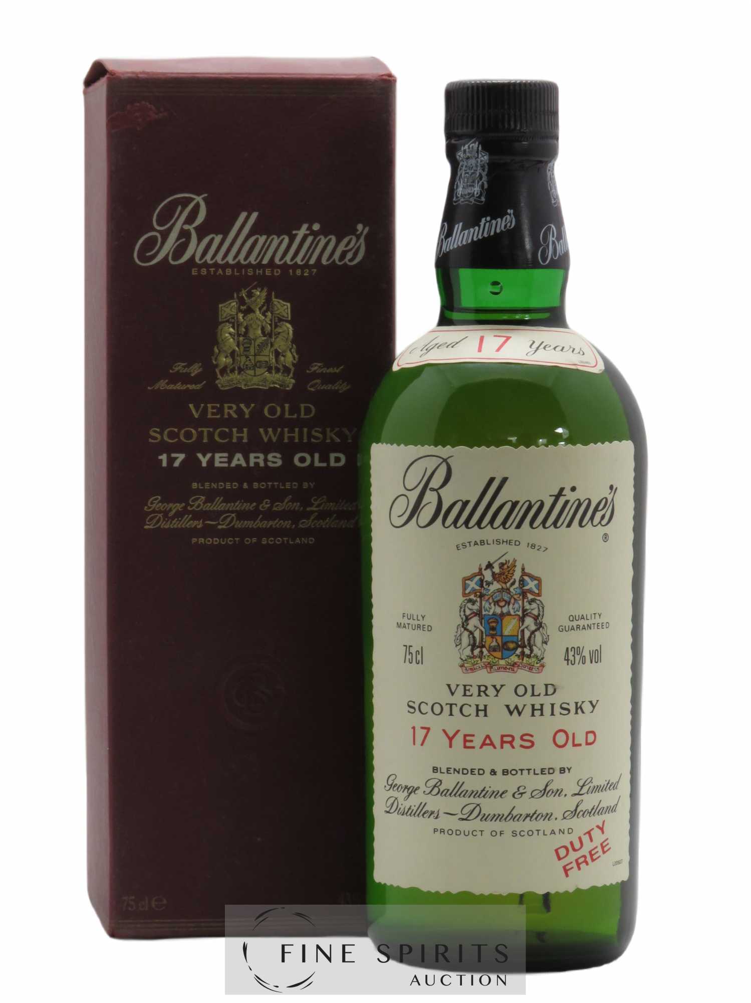 Ballantine's 17 years Of. Very Old