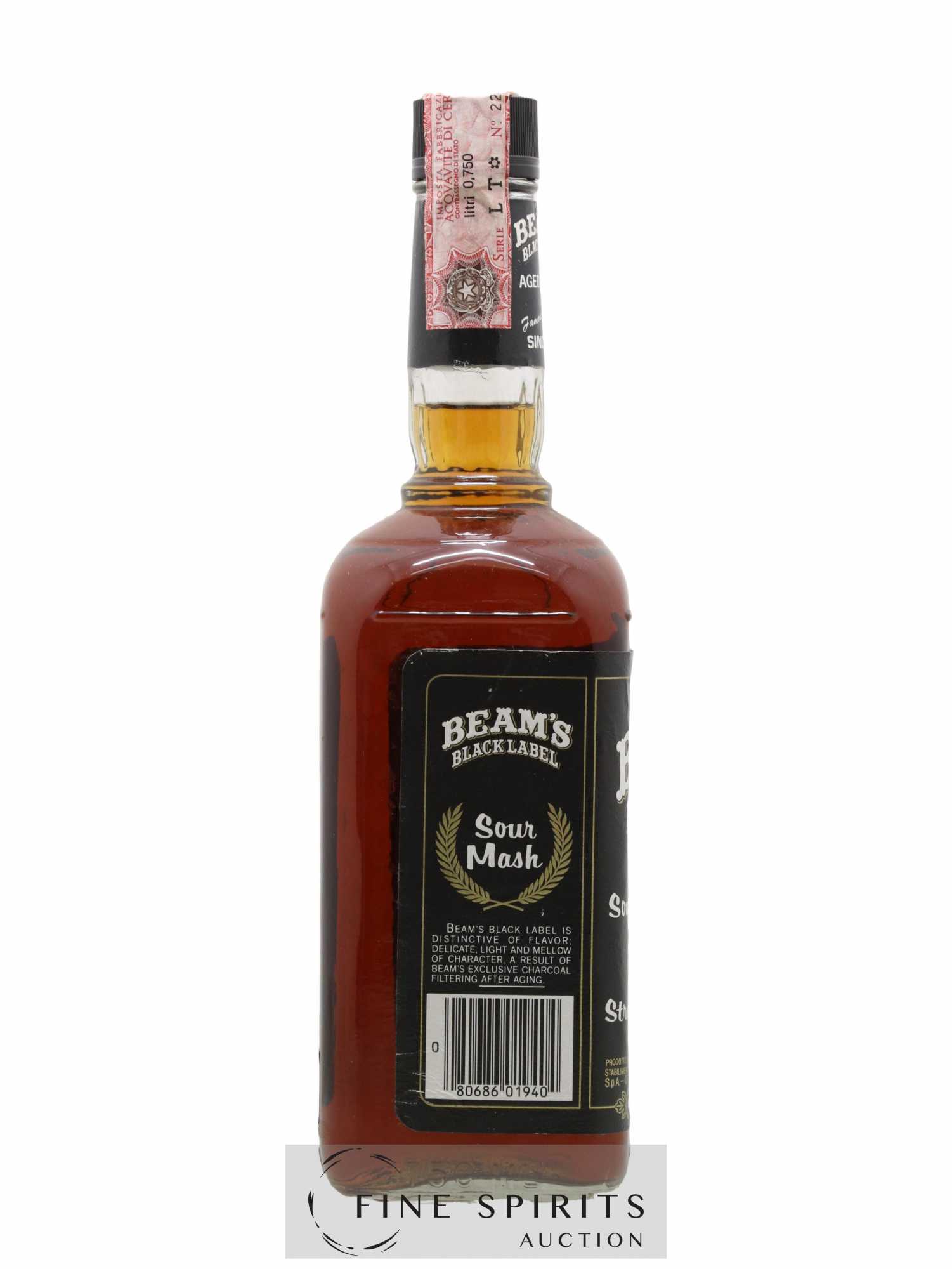 Buy Bourbon BEAM'S 8 years Black Label Sour Mash 90 proof