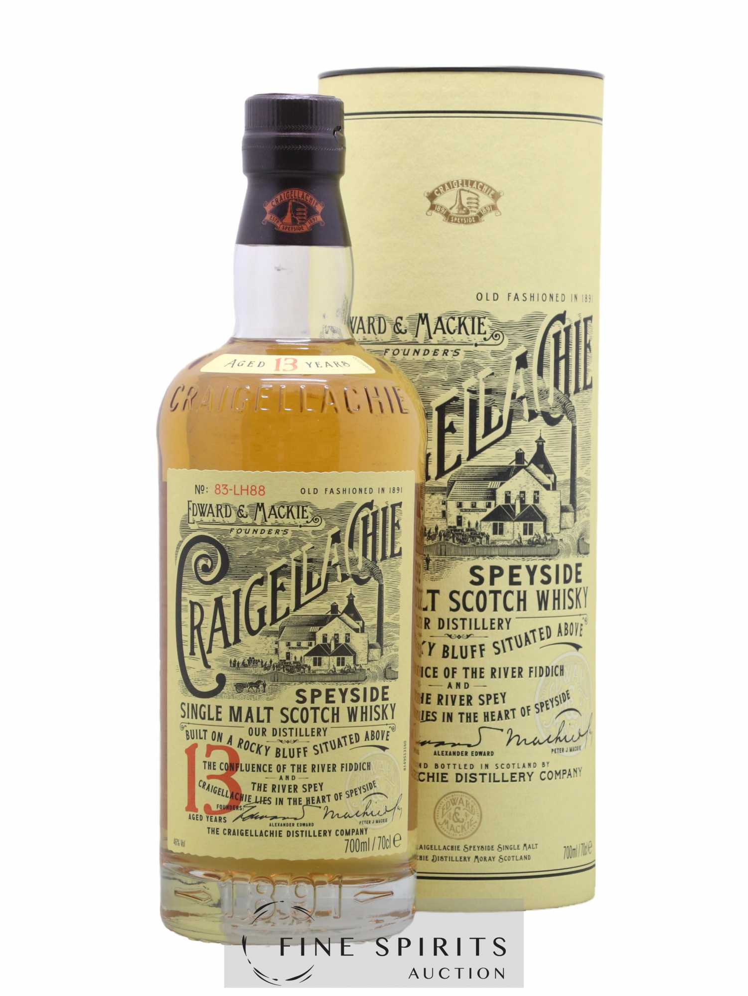 Craigellachie 13 years Of. Batch n°83-LH88