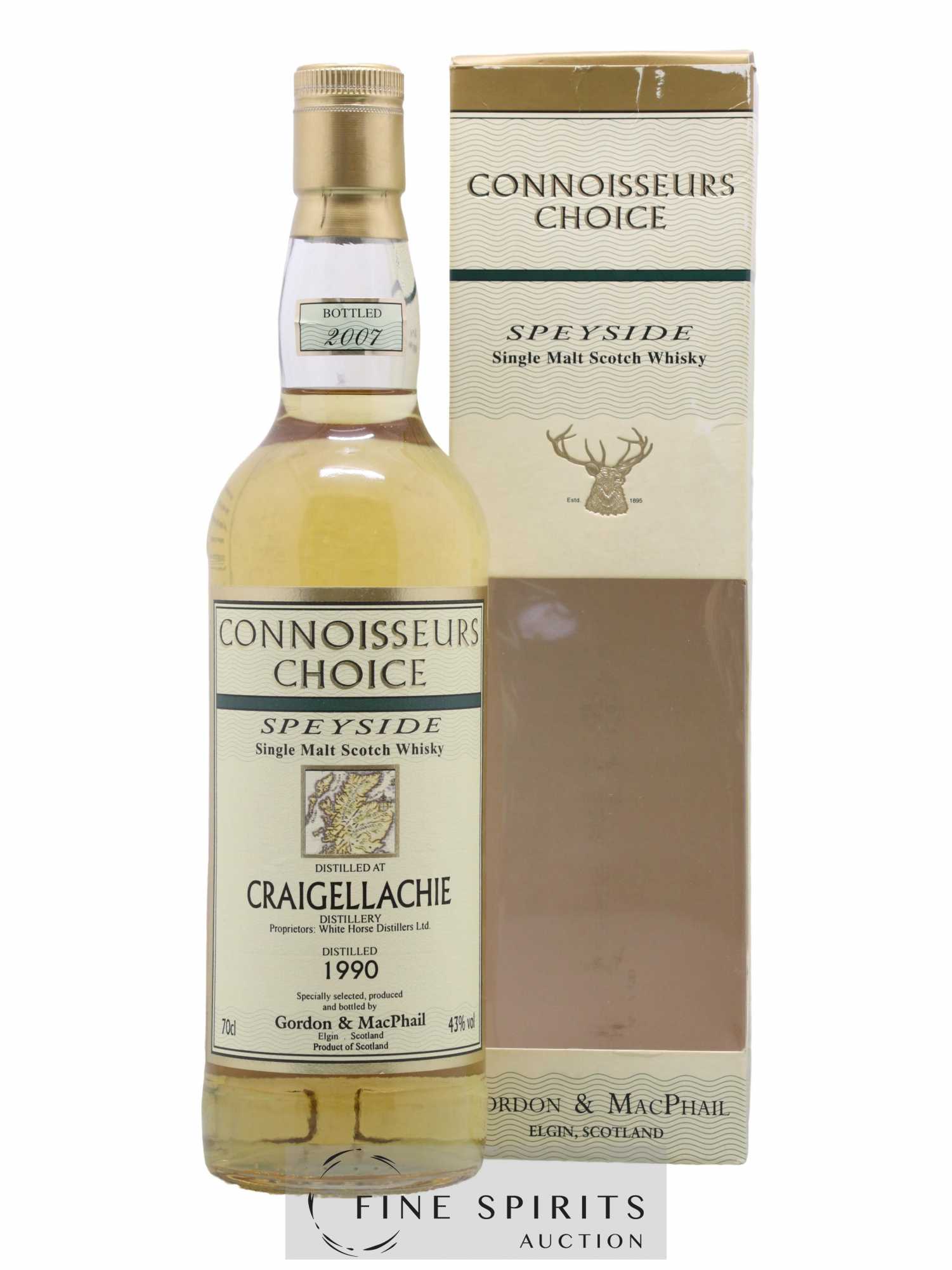 Craigellachie 1990 Gordon & MacPhail bottled 2007 Connoisseurs Choice
