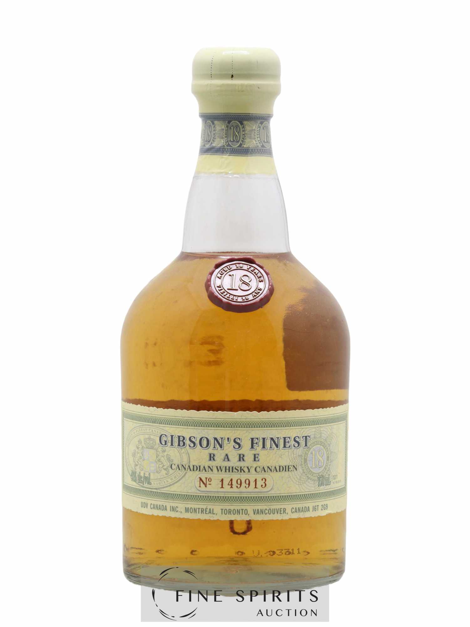 Gibson's Finest Bold 8 Years Old Whisky 750ml main image 1