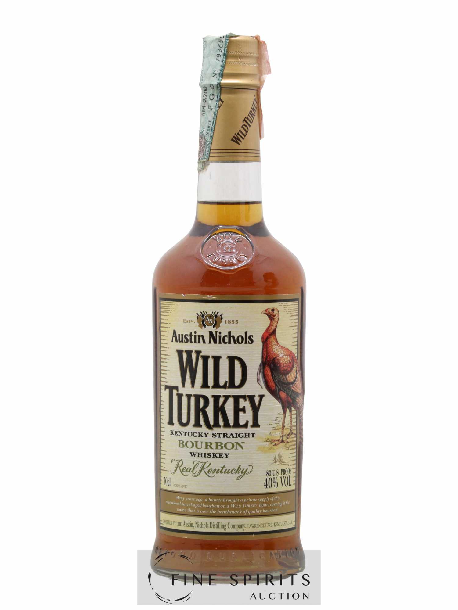 Buy Wild Turkey Of. Austin Nichols 80 Proof (lot: 345)