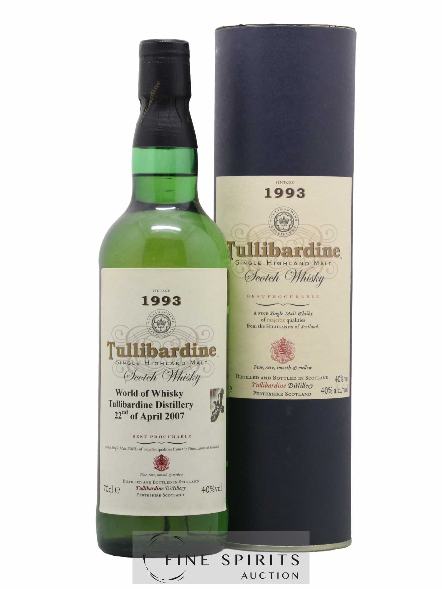 Tullibardine 1993 Of. World of Whisky 2007
