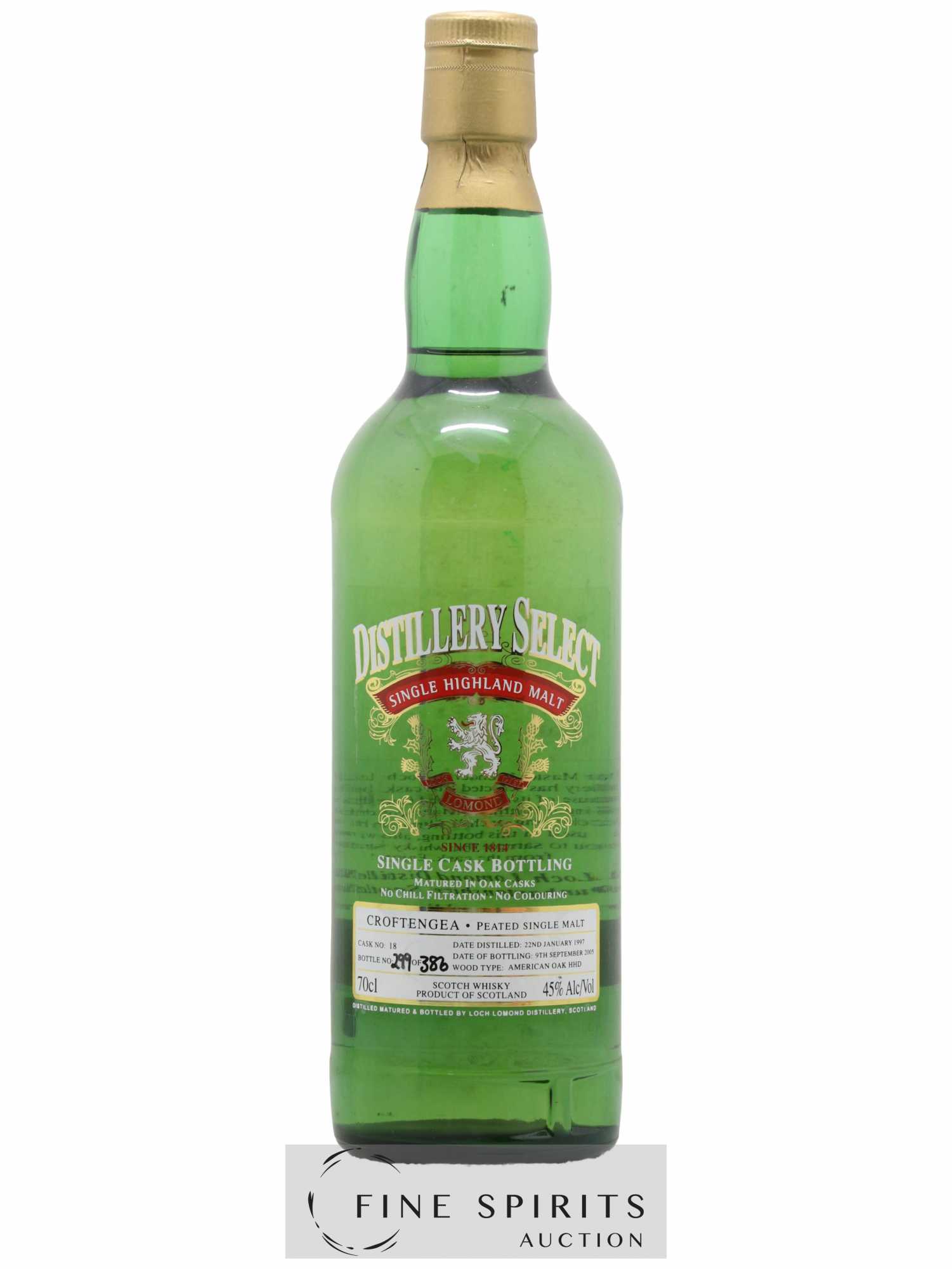 Loch Lomond 1997 Of. Croftengea Cask n°18 - One of 386 - bottled 2005