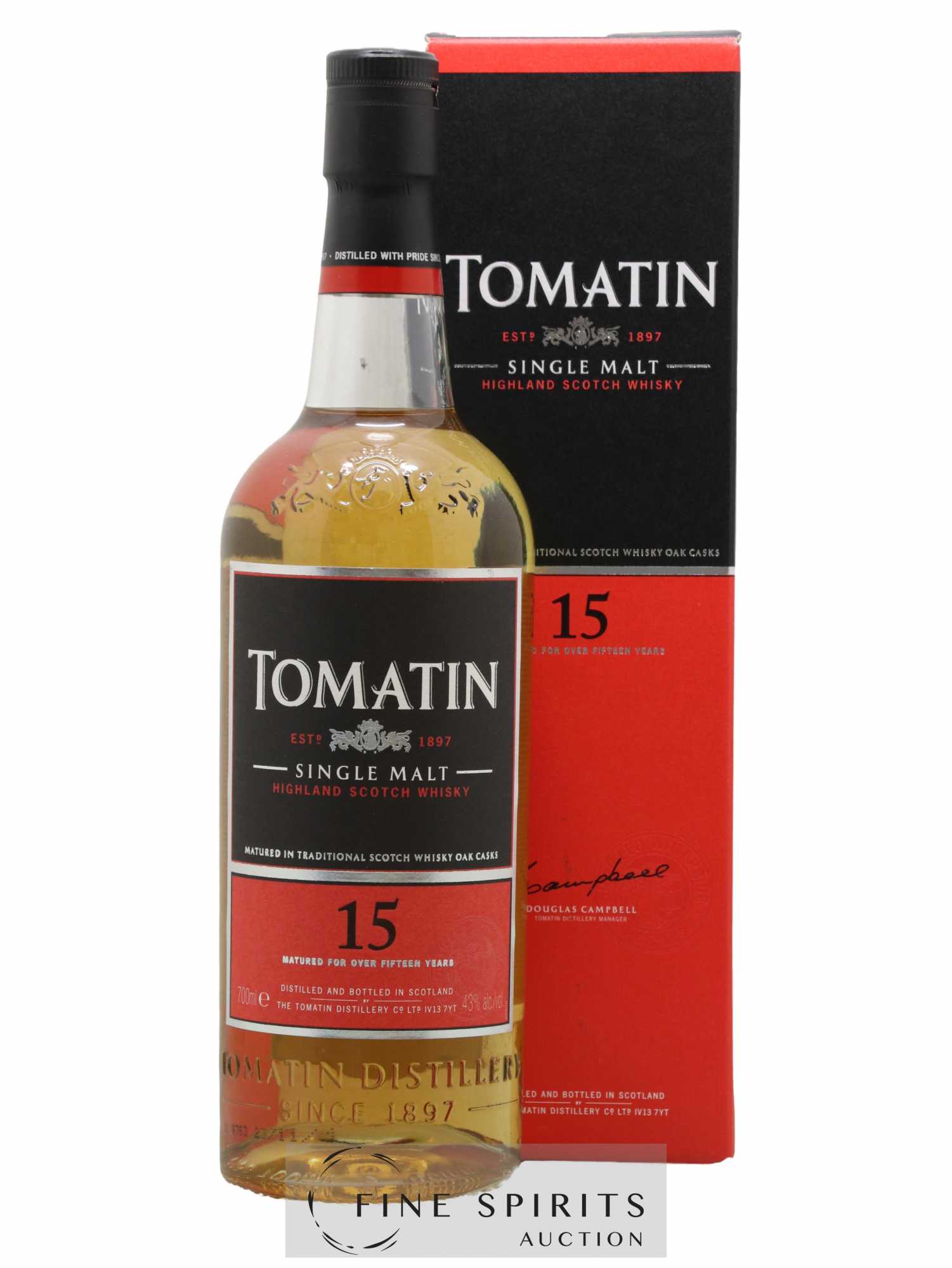 Tomatin 15 years Of. Scotch Oak Casks