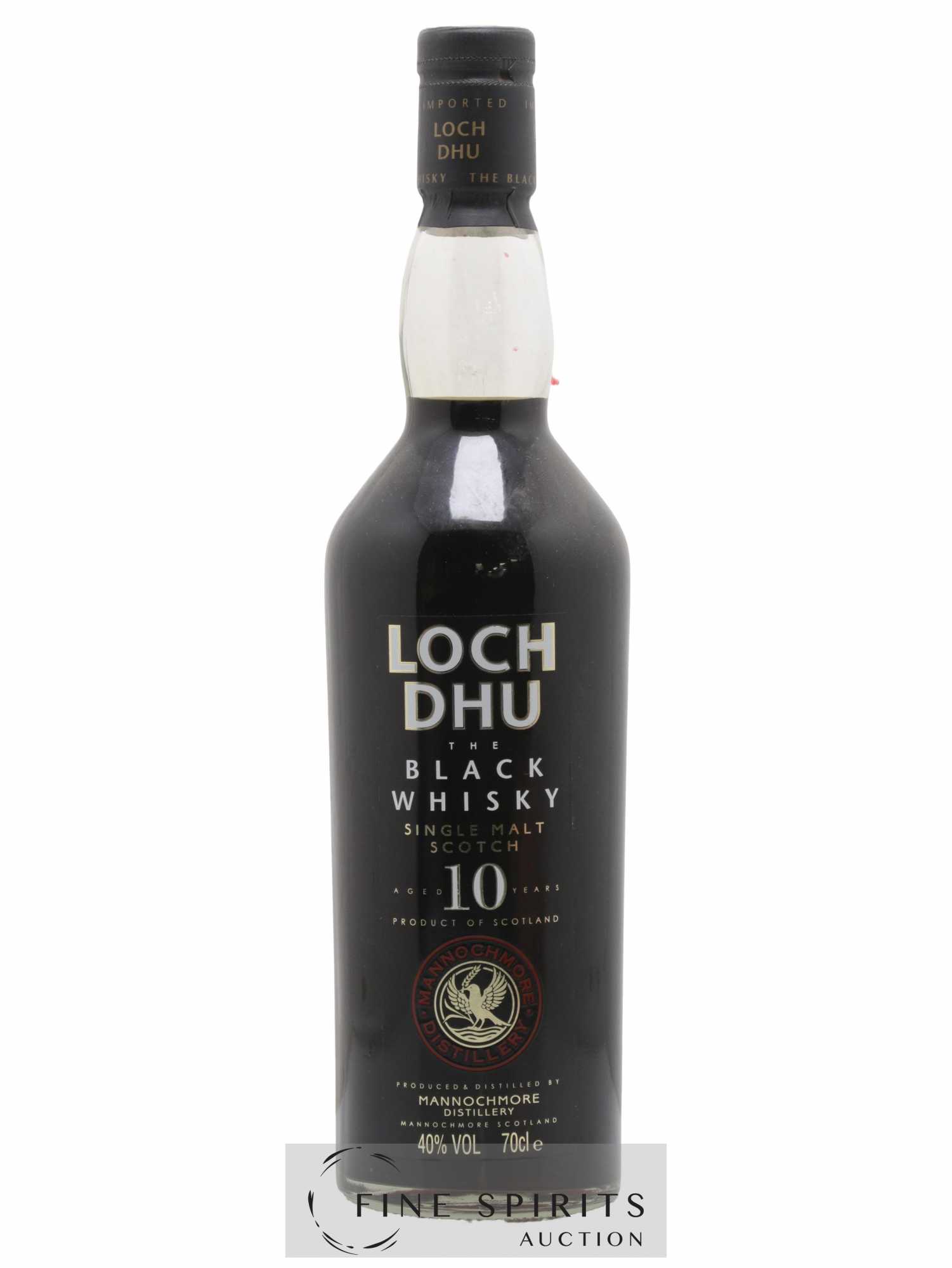 LOCH DHU ブラックウイスキー 10年 700ml 40% Buy Loch Dhu 10 years Of. The Black Whisky (lot: 600)
