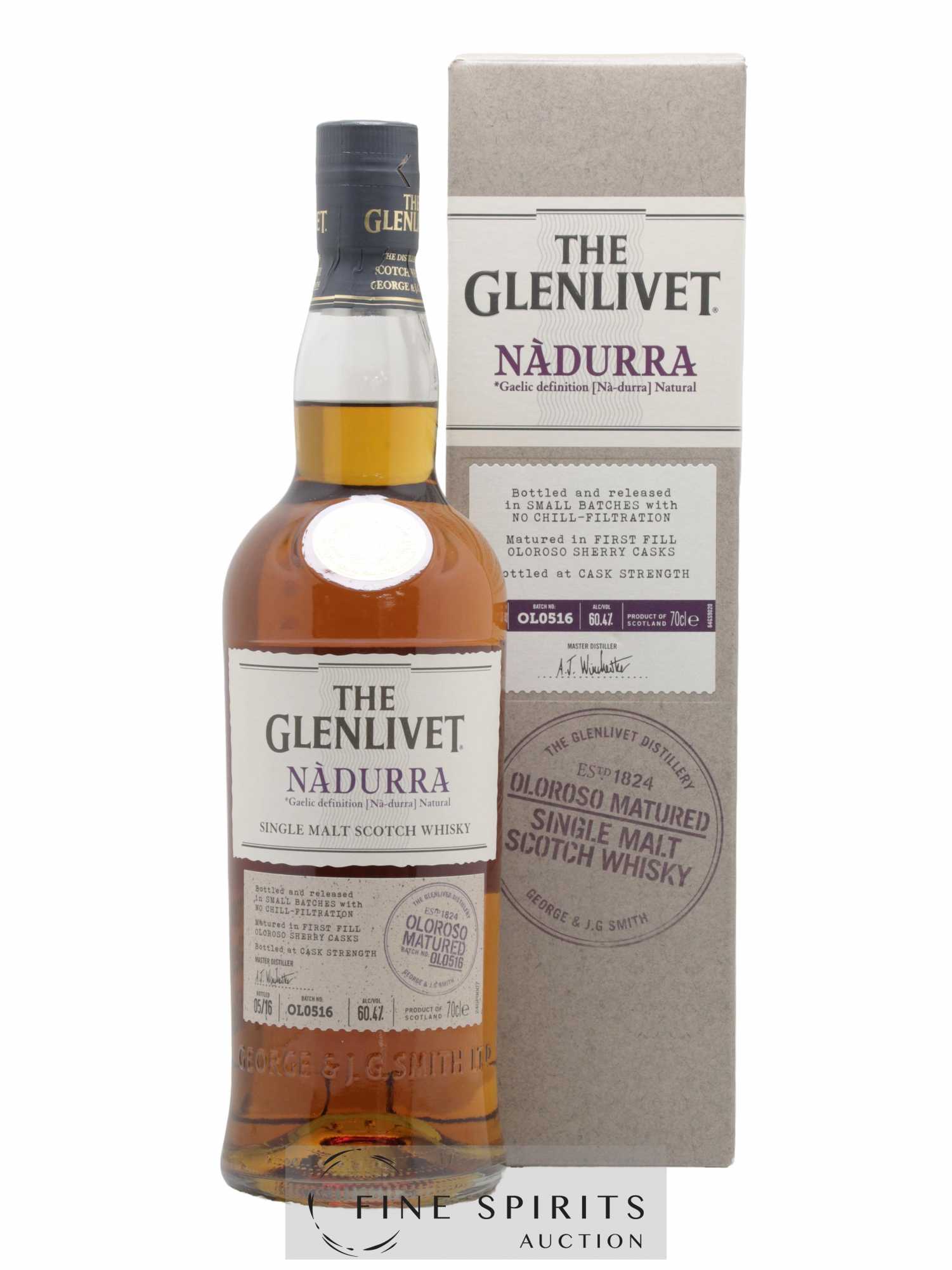 Glenlivet (The) Of. Nàdurra Batch OLO516 - bottled 2016
