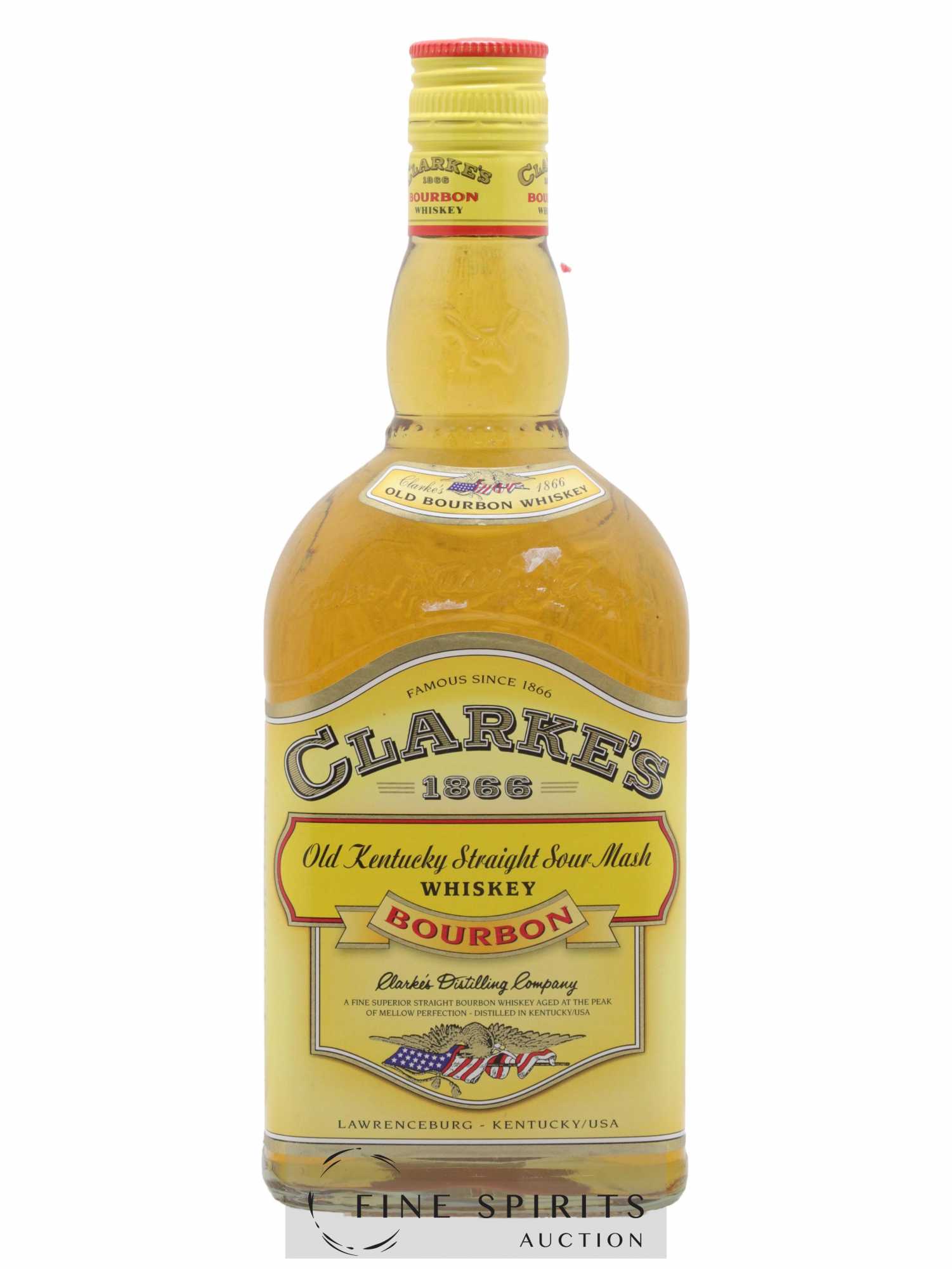 Buy Bourbon CLARKE'S 1866 Bourbon (lot: 226)