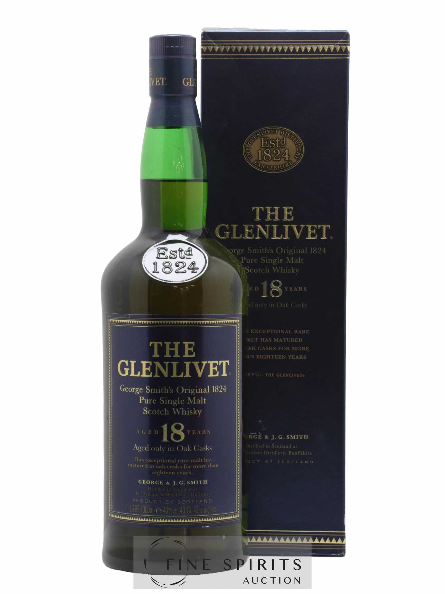 Glenlivet (The) 18 years Of. Aged only in Oak Casks (1L)