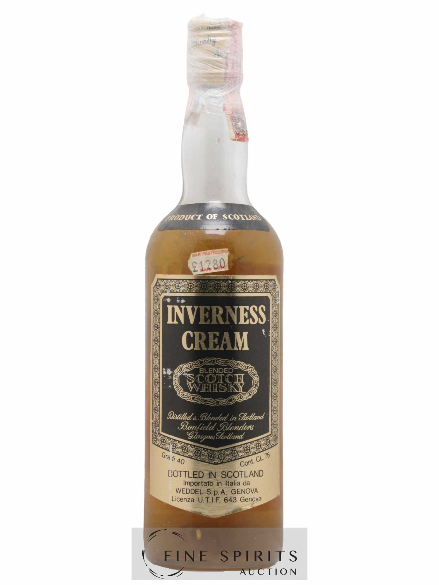ウイスキー INVERNESS CREAM 1965 INVERNESS CREAM 1965 Buy Whisky INVERNESS CREAM Blended