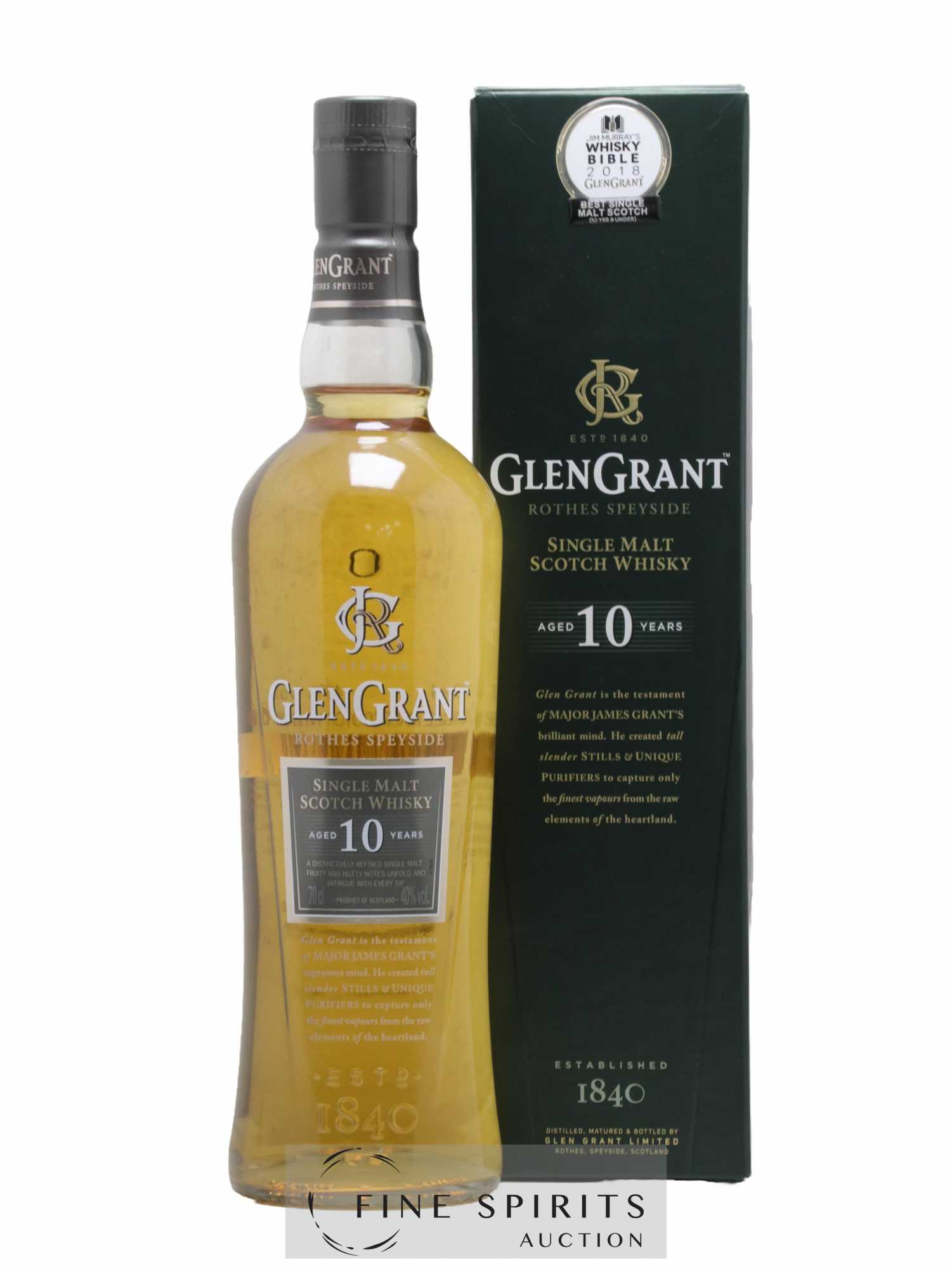 Glen Grant 10 years Of. Rothes Speyside