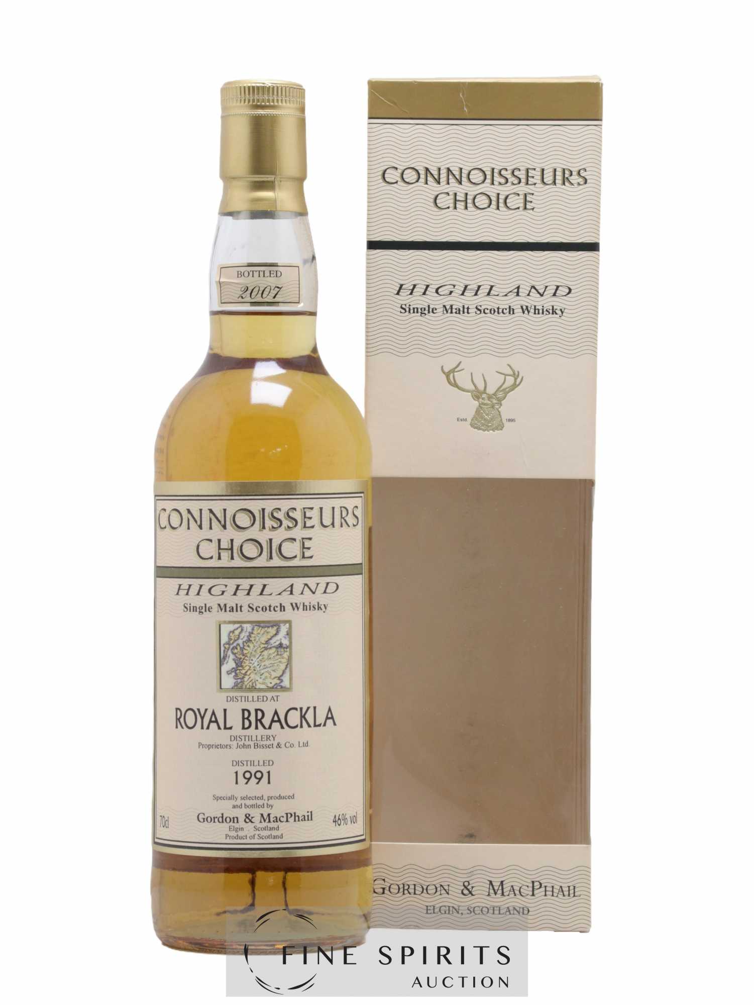 Royal Brackla 1991 Gordon & MacPhail bottled 2007 Connoisseurs Choice