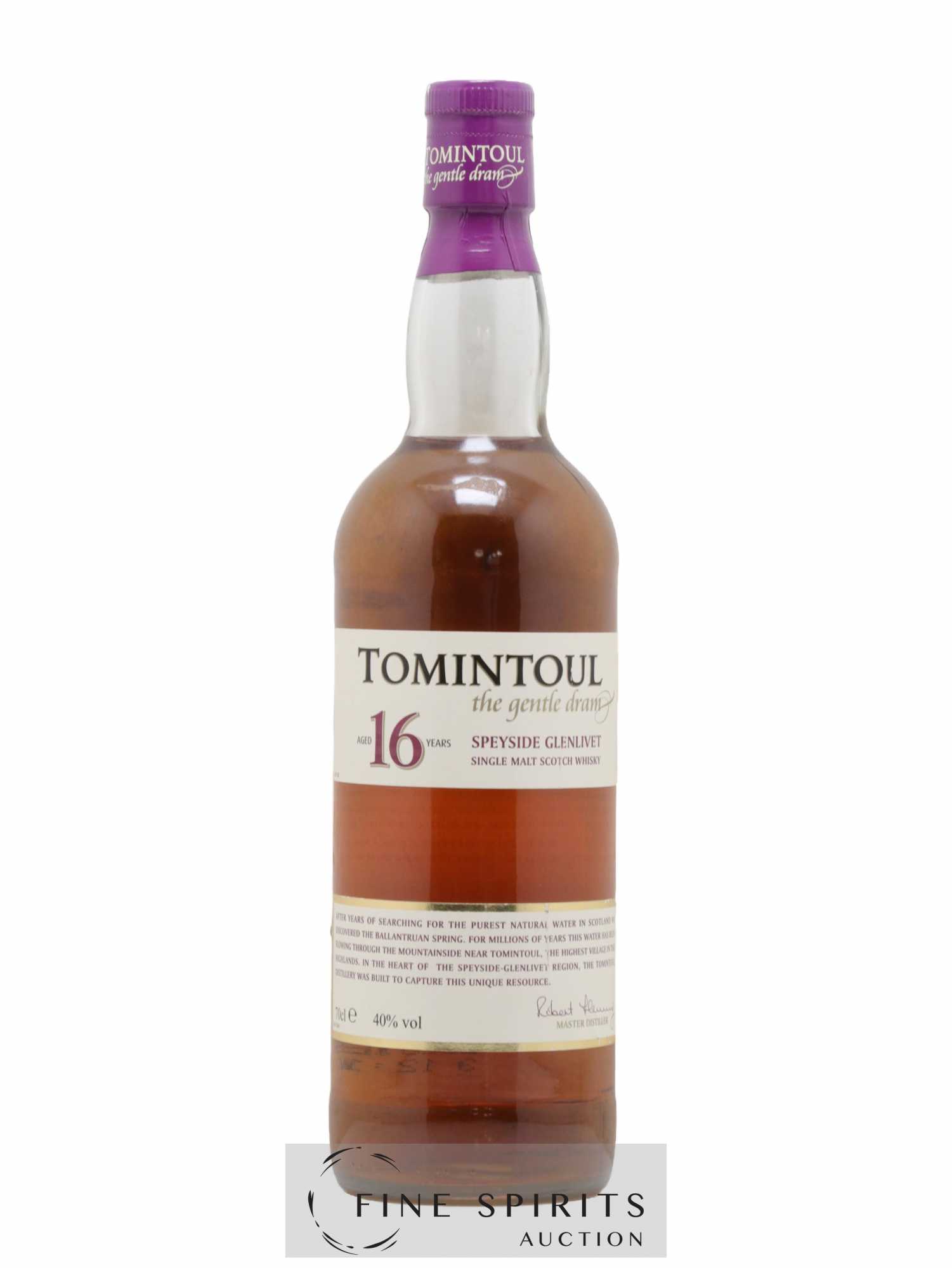Tomintoul 16 years Of. The Gentle Dram
