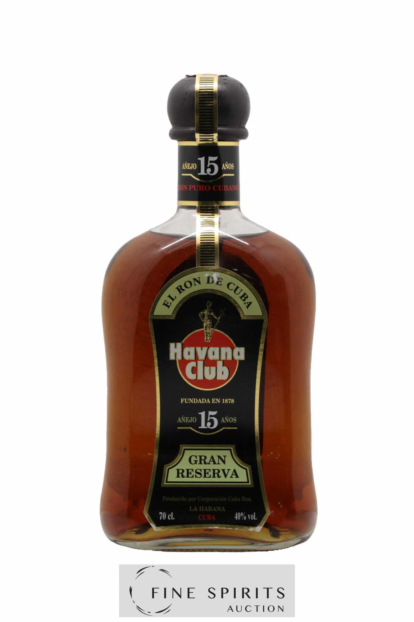 Havana Club 15 Years Old 700ml 40% - Fine Spirits CY
