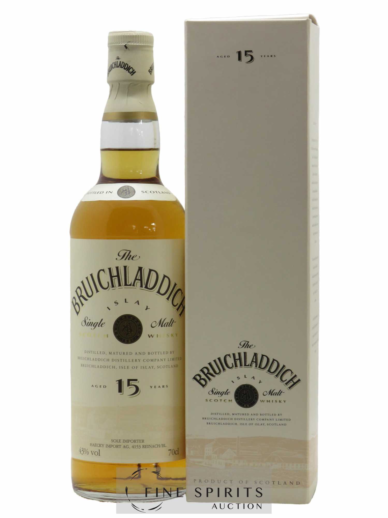 Bruichladdich 15 years Of. Haecky Import AG Islay Single Malt Scotch Whisky