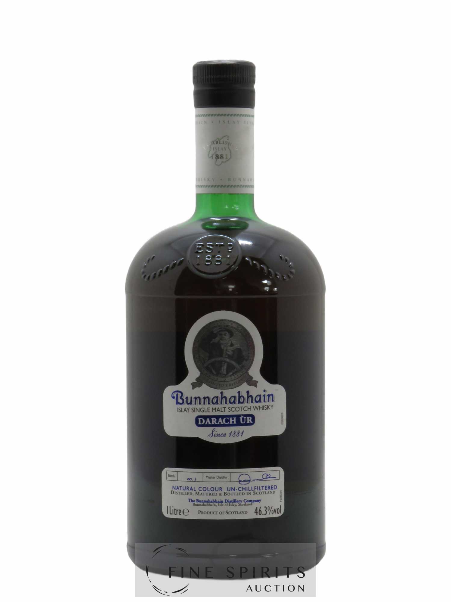 Bunnahabhain Of. Batch n°1 Darach ùr