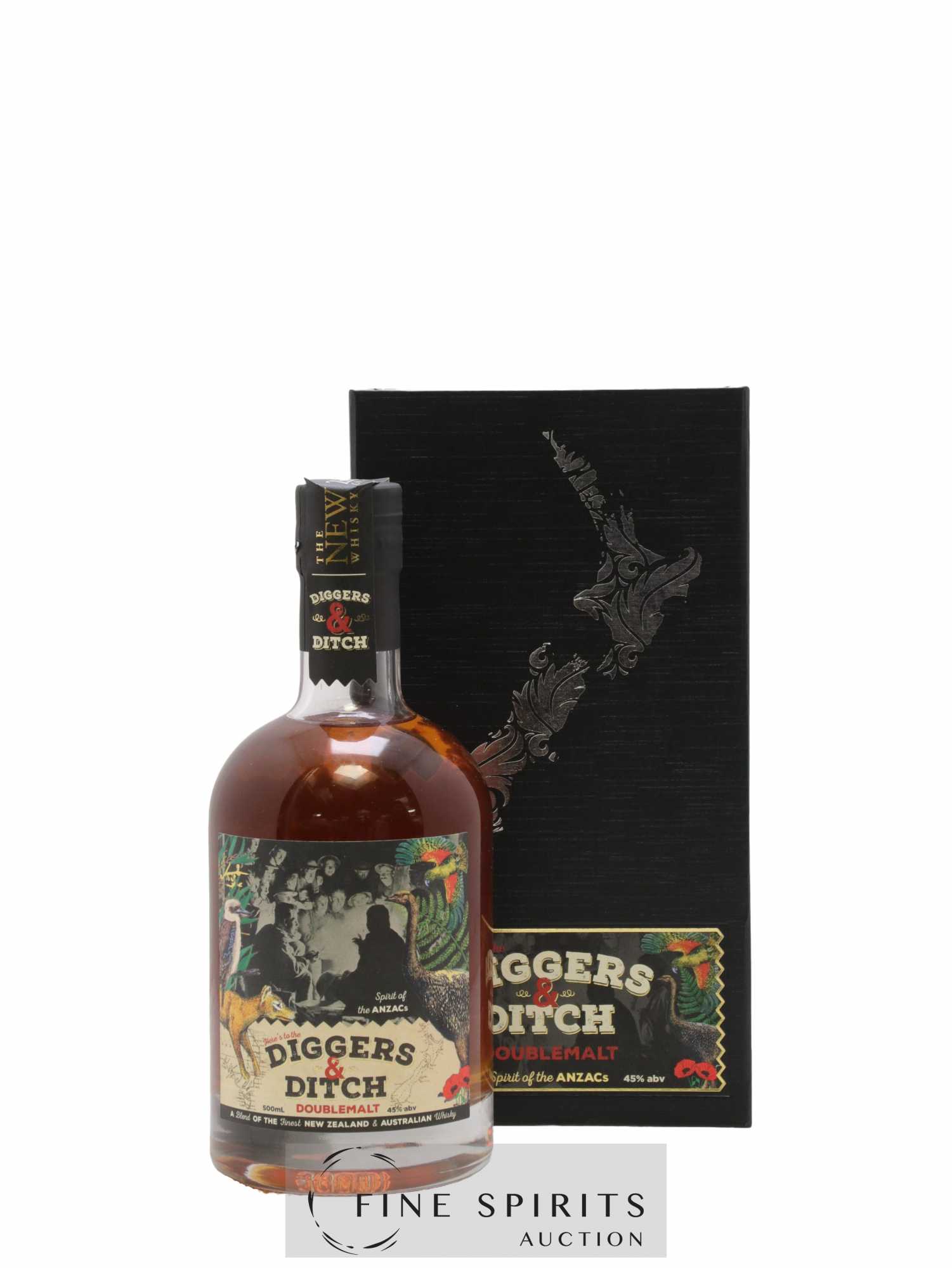 Diggers & Ditch The New Zealand Whisky Collection Doublemalt 50cl.
