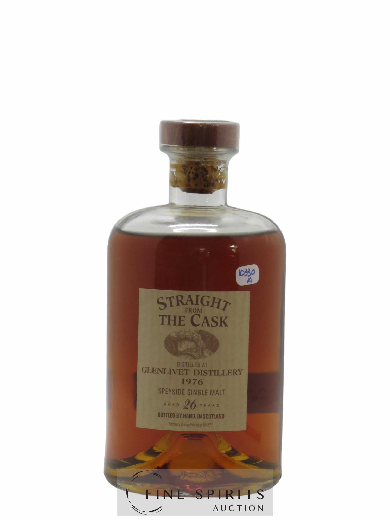 Glenlivet 26 years 1976 Signatory Vintage Sherry Butt Cask n°4309 - One of 794 - bottled 2002 LMDW Straight From The Cask (50cl.)