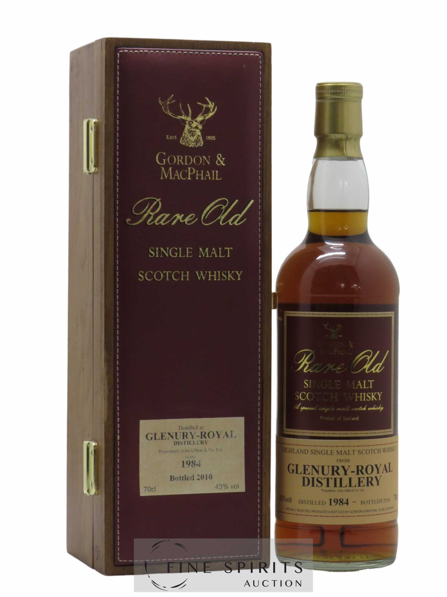 Glenury Royal 1984 Gordon & MacPhail Refill Sherry Butt John Gillon & Co Ltd Rare Old