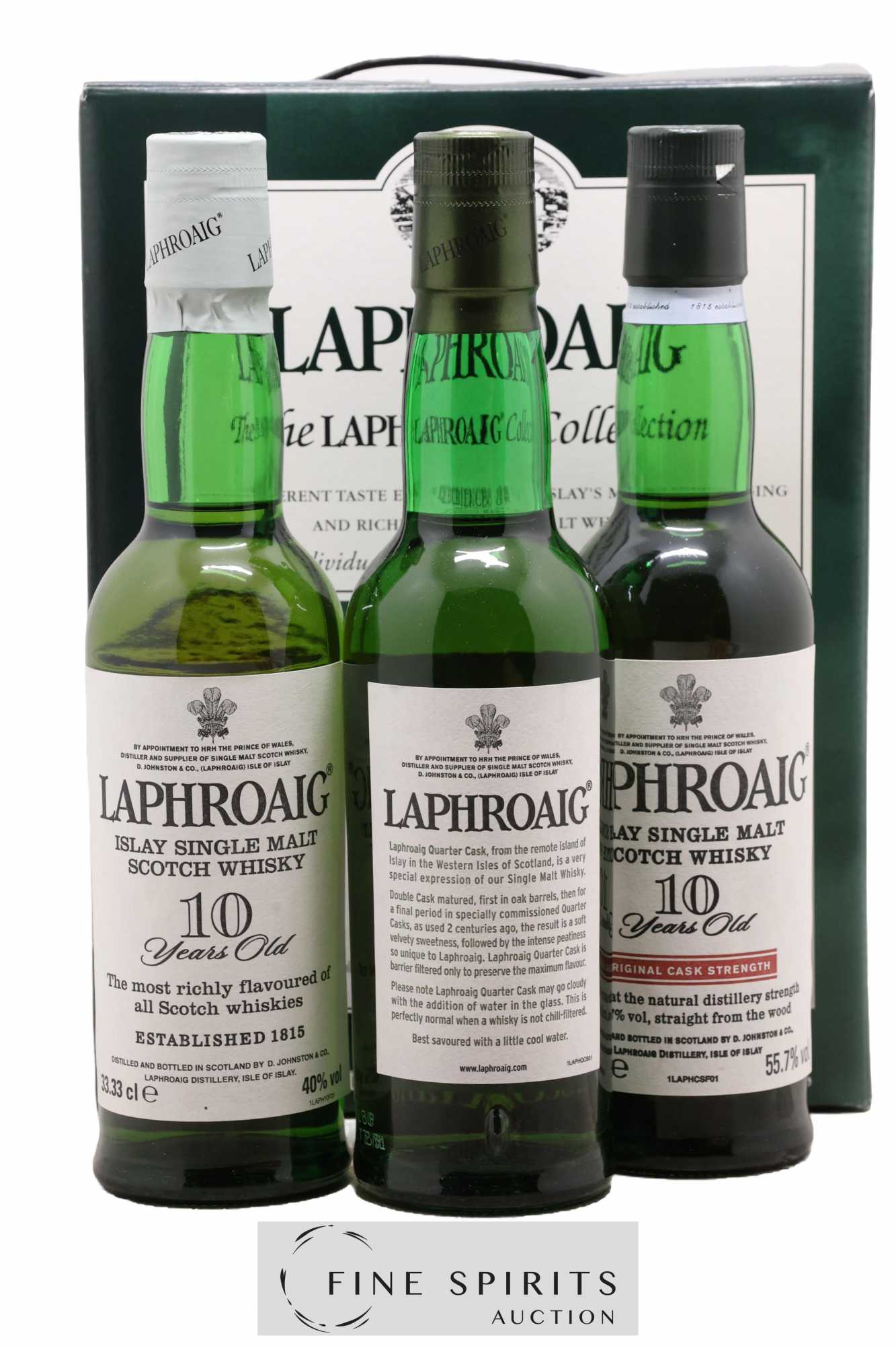 Laphroaig Of. The Laphroaig Collection Triple Pack