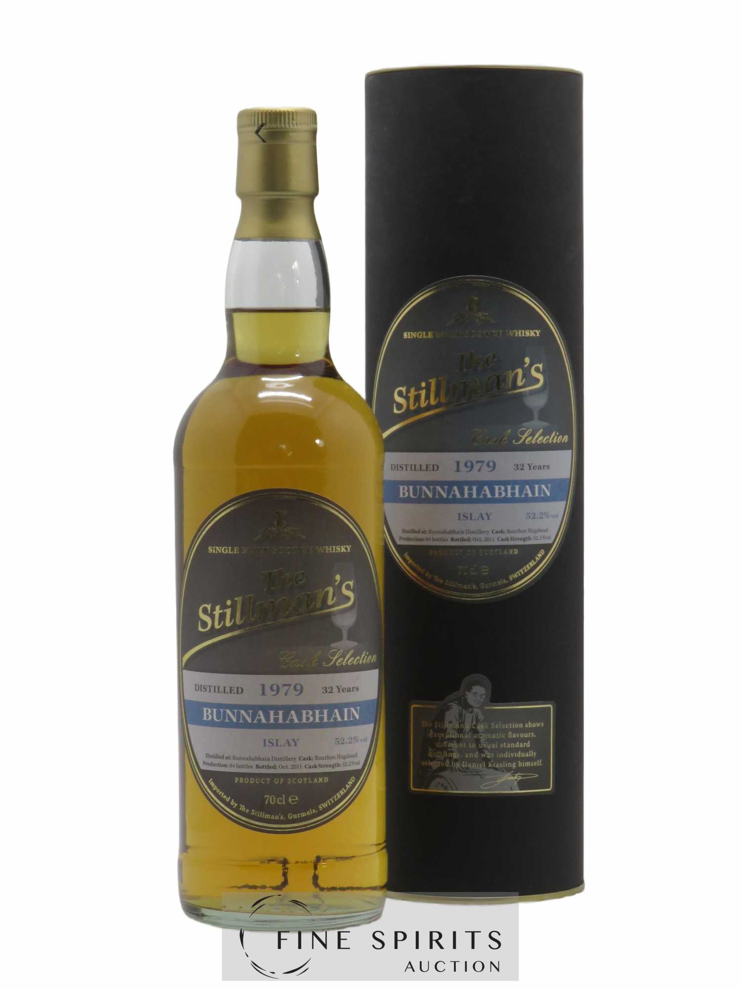 Bunnahabhain 32 years 1979 The Stillman Bourbon Hogshead Cask - bottled 2011 Cask Selection