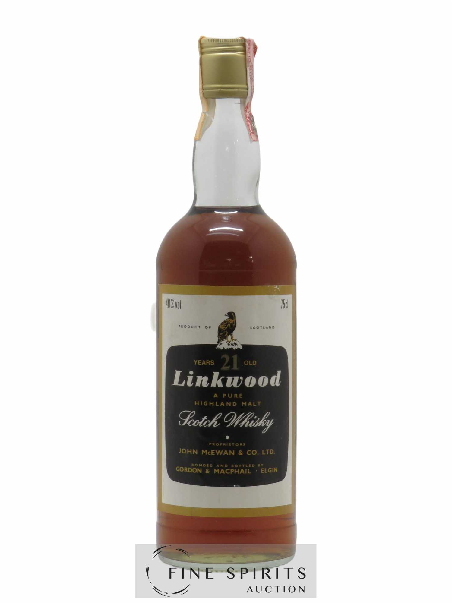 Linkwood 21 years Gordon & MacPhail A Pure Highland Malt Mario Rossi (75cl.)