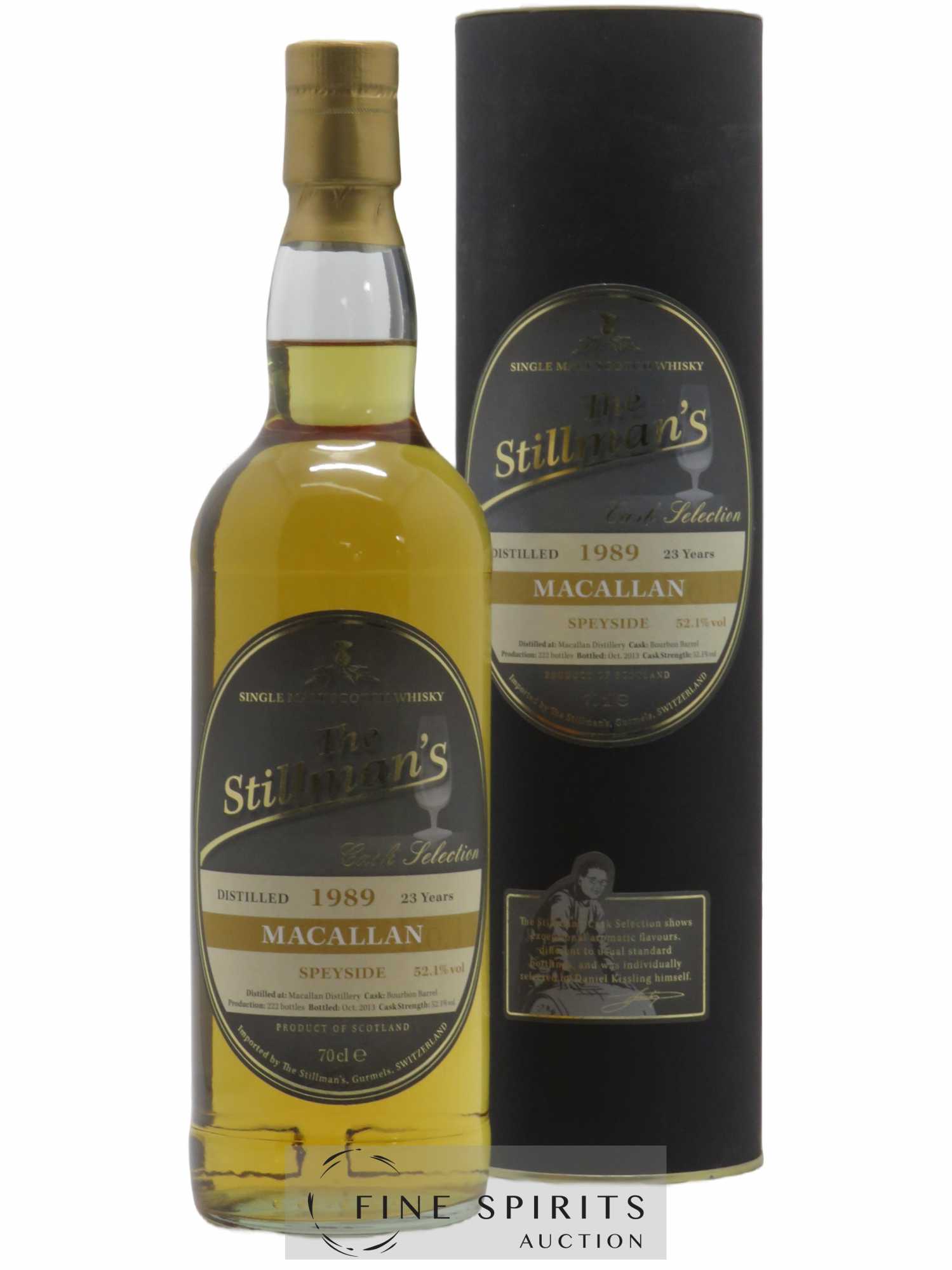 Macallan 23 years 1989 The Stillman Bourbon Barrel - bottled 2013 Cask Selection