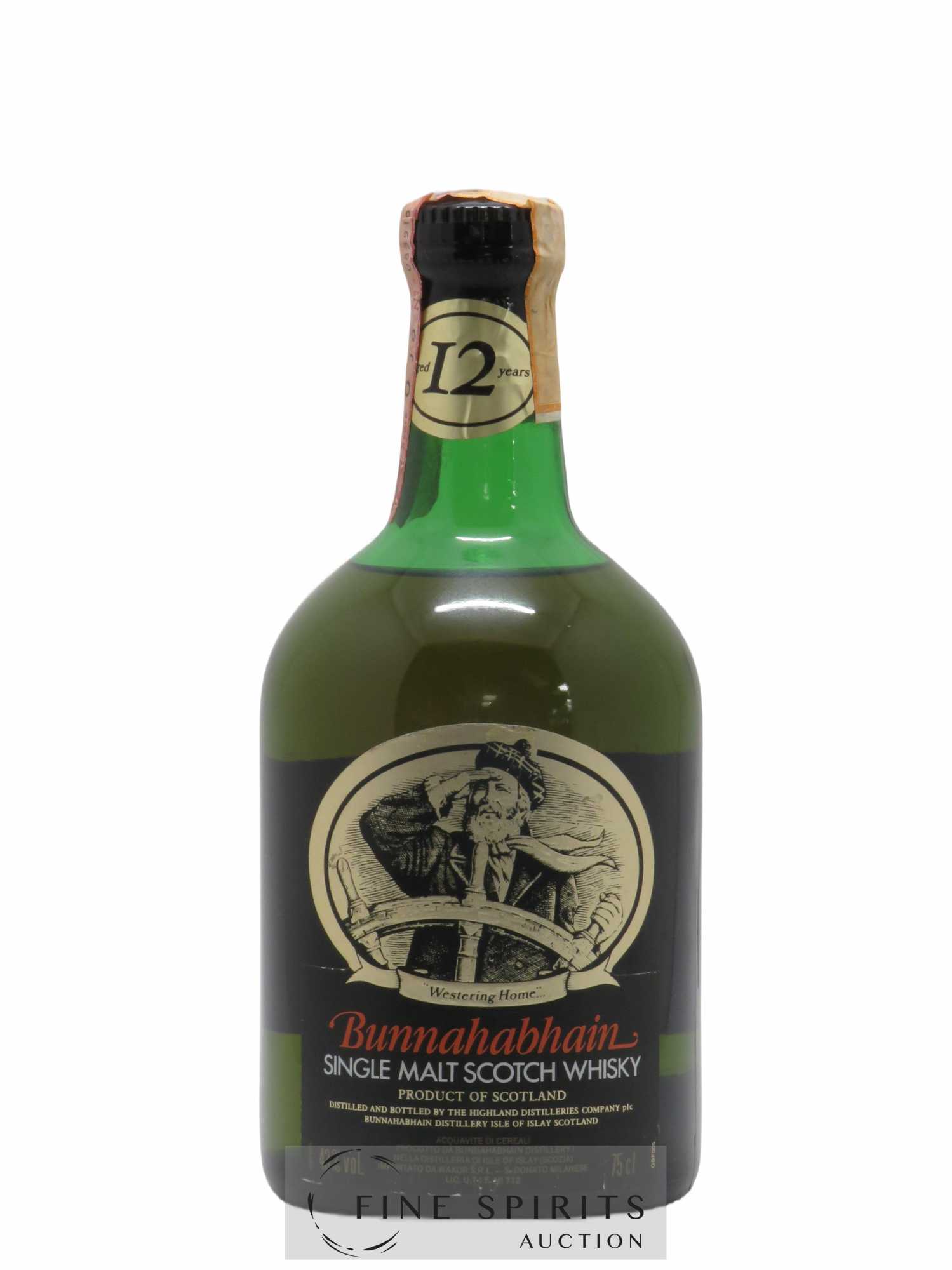 Bunnahabhain 12 years Of. Westering Home Waxor S.R.L. Import