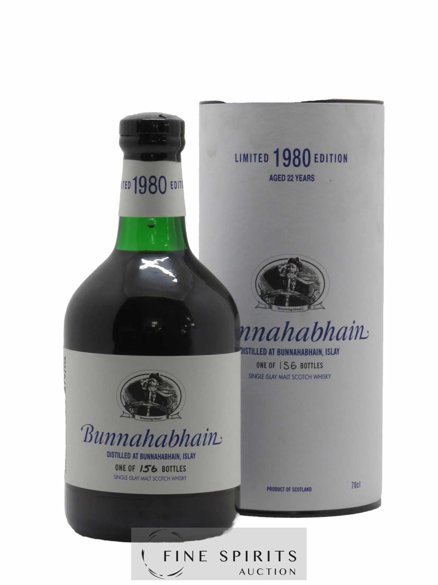 Bunnahabhain 22 years 1980 Of. Cask n°5684 - One of 156 bottles - bottled 2002 Limited Edition