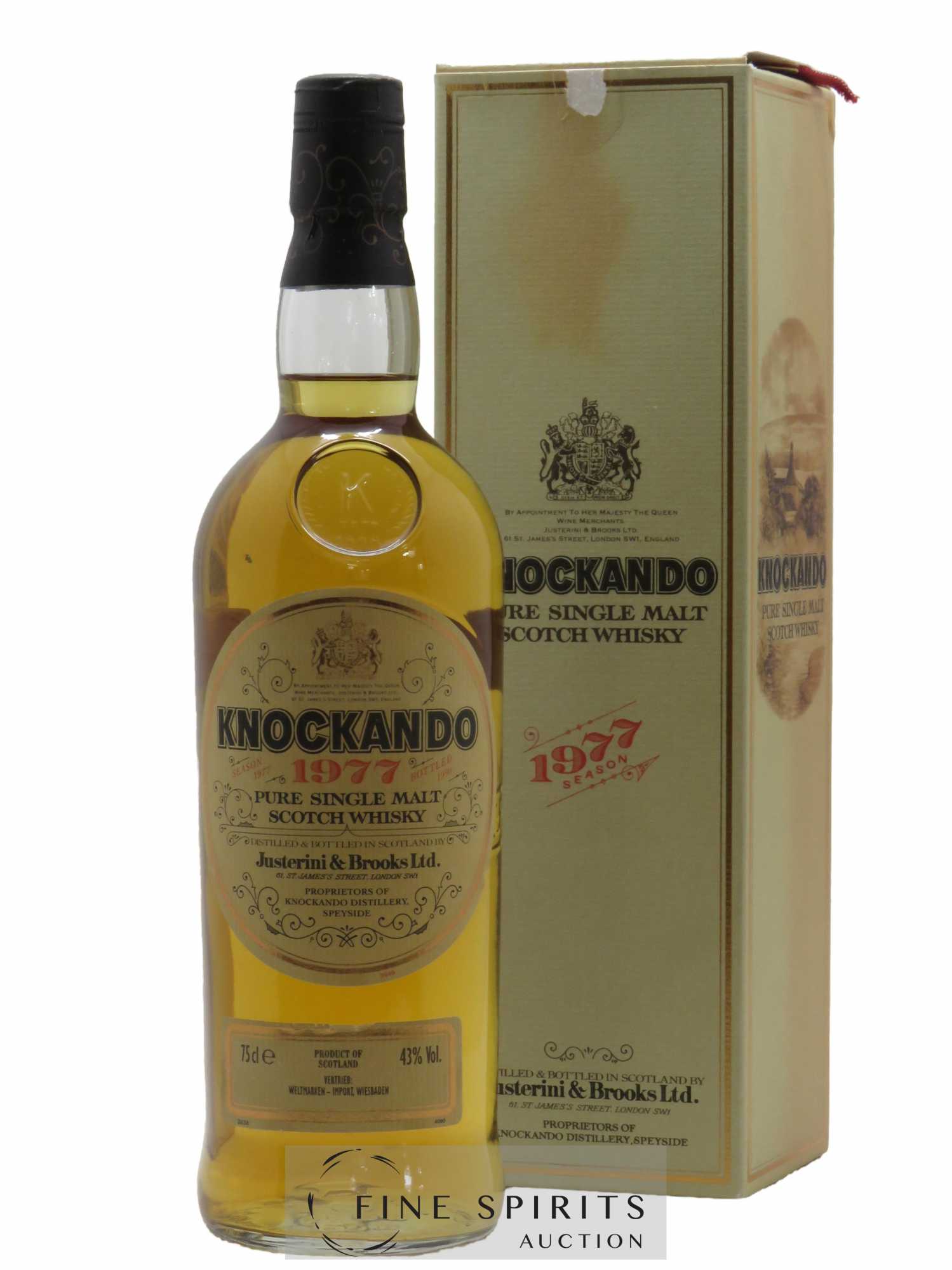Knockando 1977 Of. bottled 1991 Weltmarken Import (75cl.)