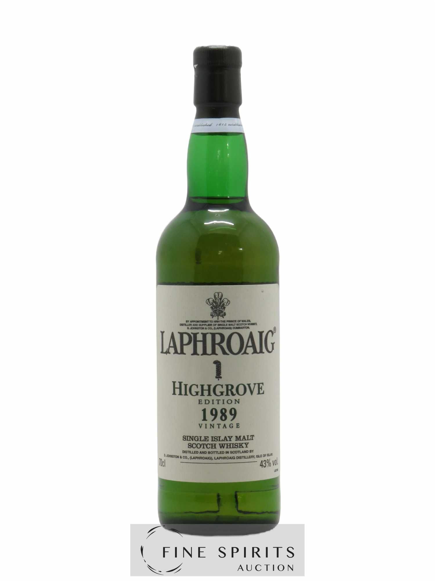 Laphroaig 1989 Of. Highgrove Edition