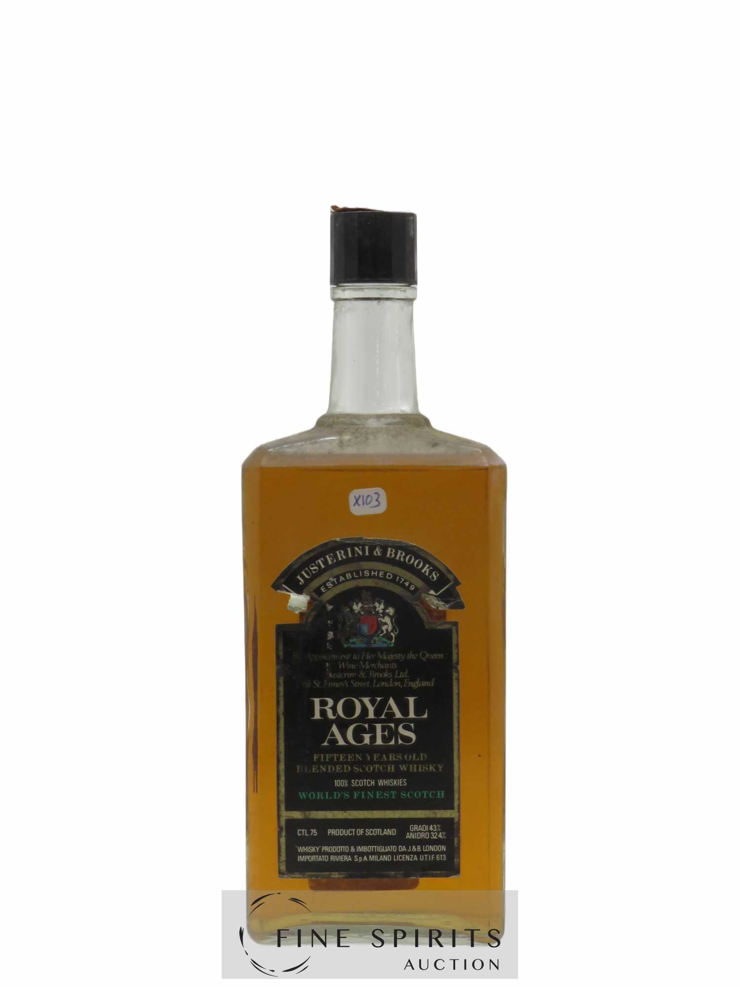 Royal Ages 15 years Of. Riviera SpA