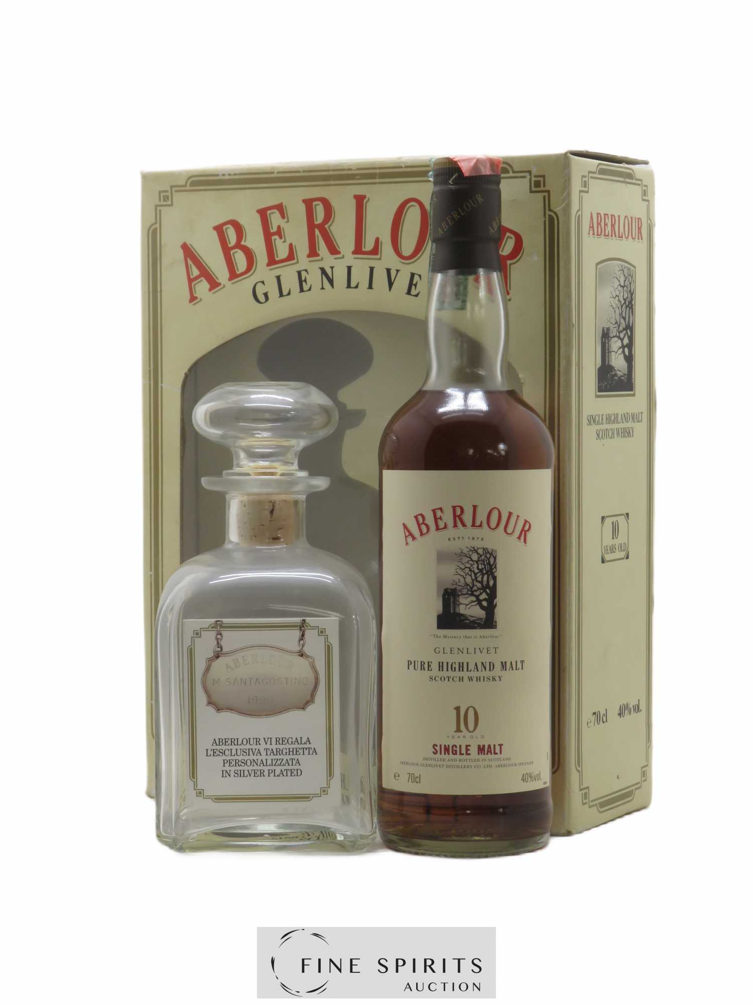 Aberlour 10 years Of. Coffret carafe