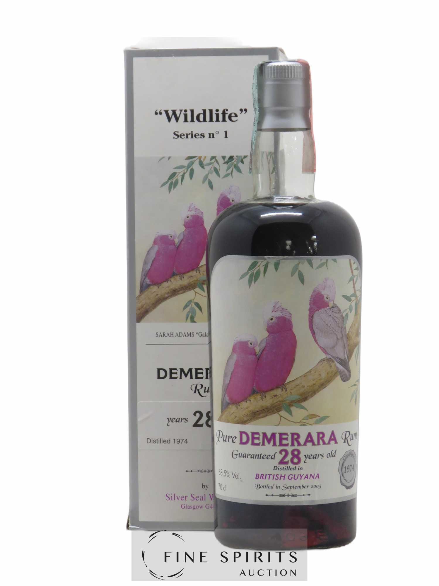 Demerara 28 years 1974 Silver Seal Whisky Company Wildlife Series n° 1 One of 470 - bottled 2003