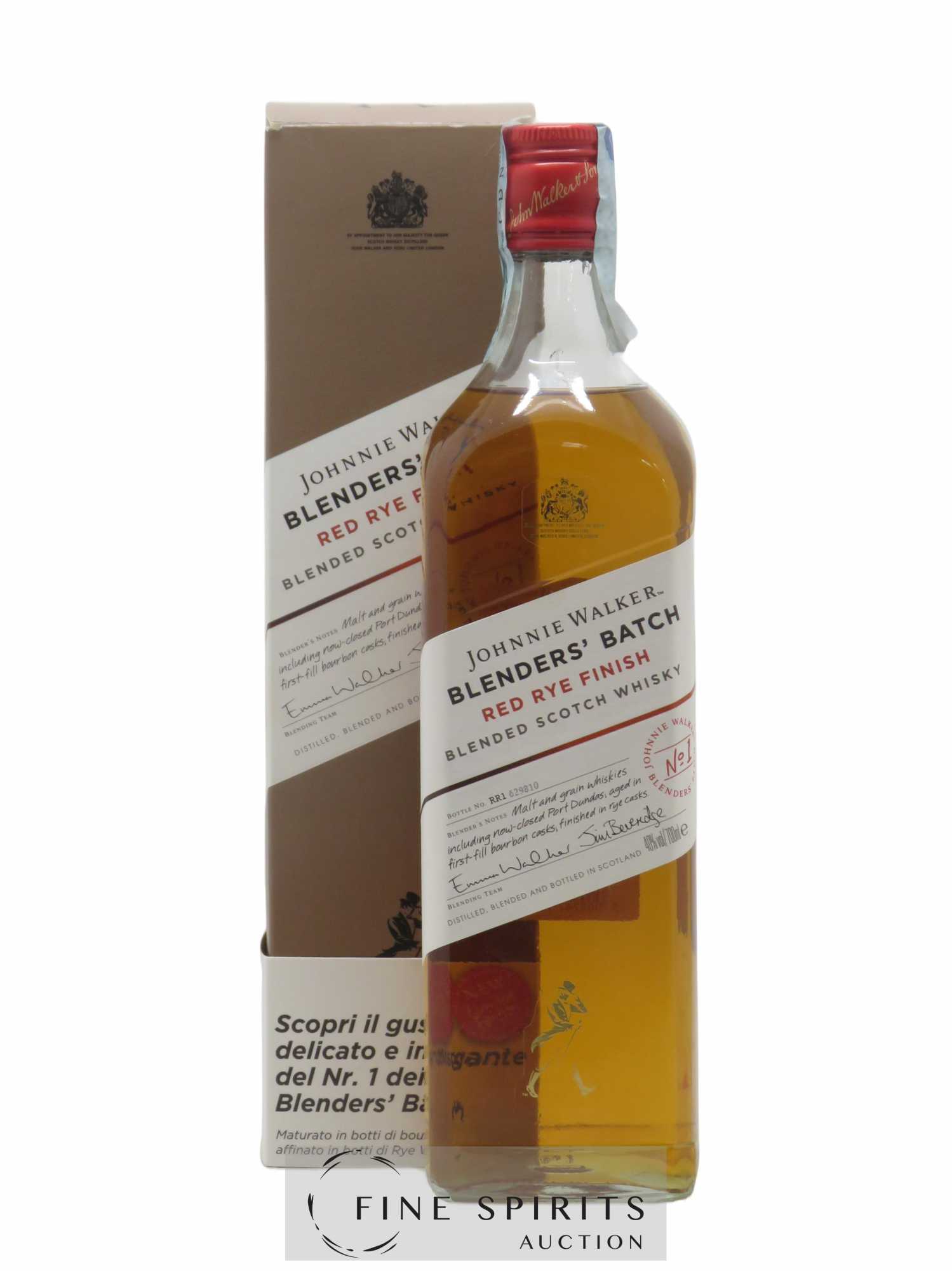Johnnie Walker Of. Red Rye Finish Blender's Batch N° 1