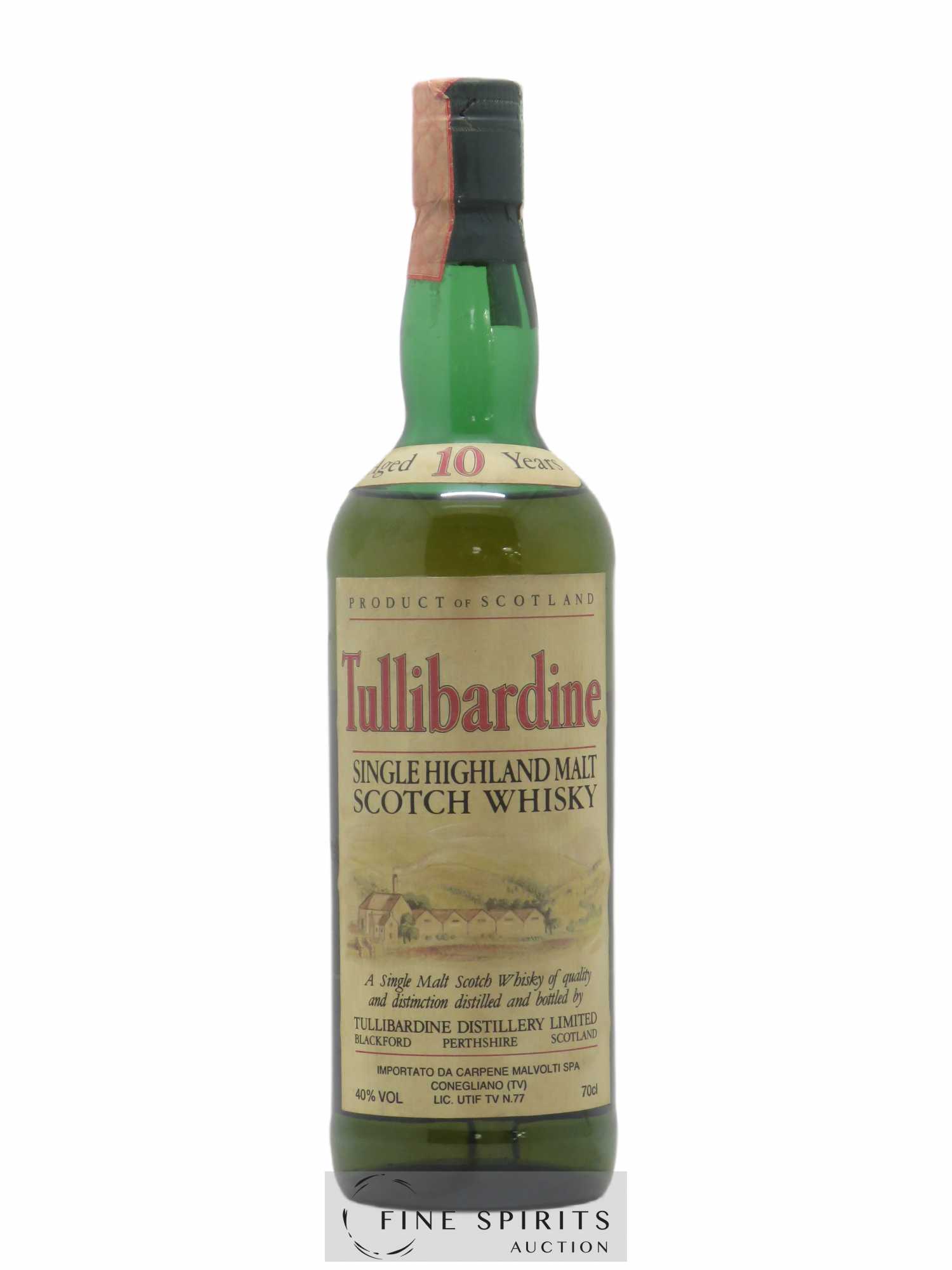 Tullibardine 10 years Of. Conegliano Import