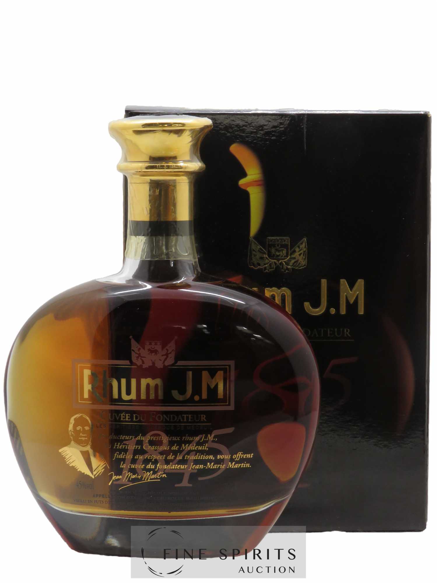 Rhum J.M Of. Cuvée du Fondateur