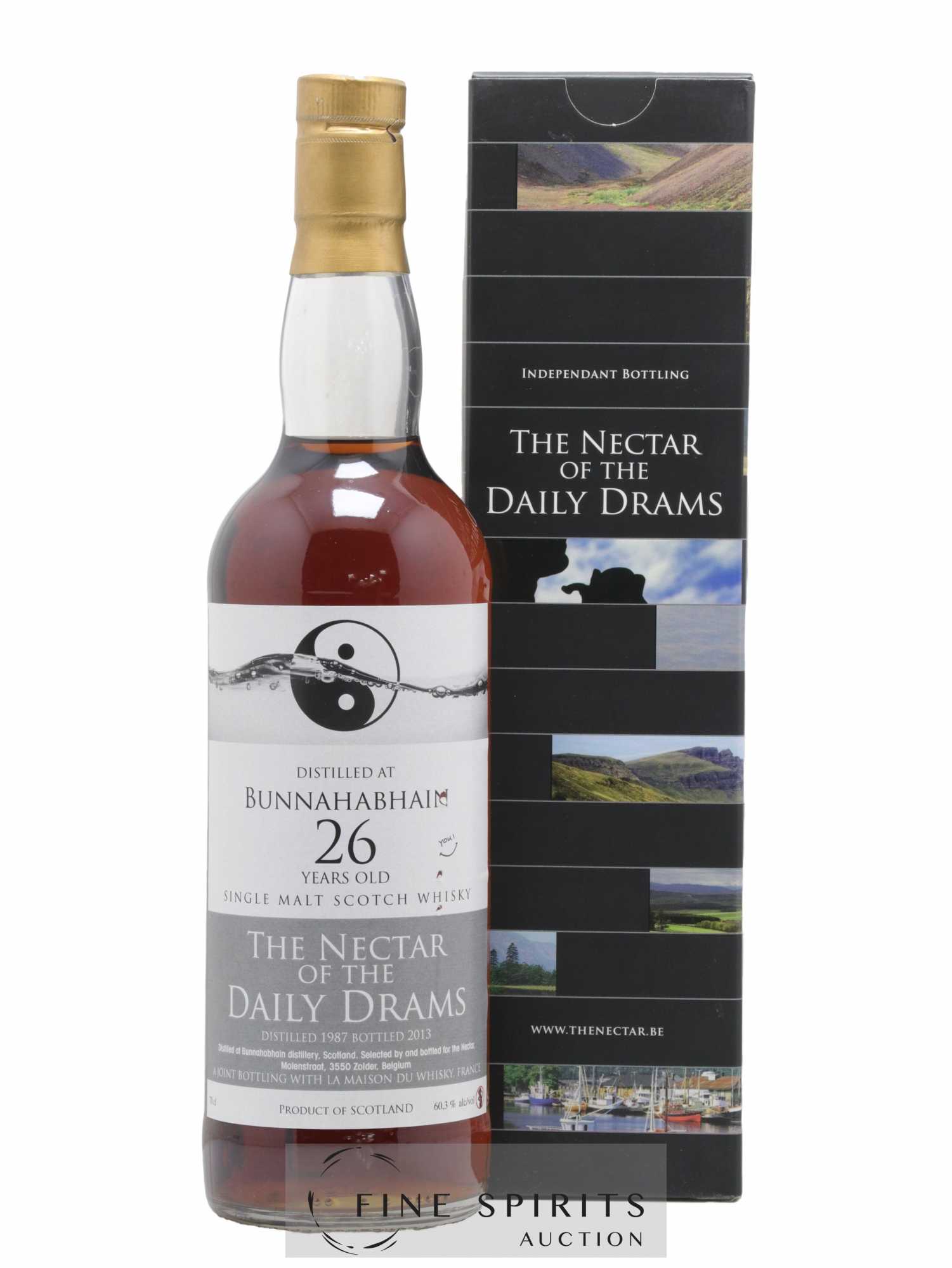 Bunnahabhain 26 years 1987 The Nectar Of The Daily Drams Yin-Yang White Label bottled 2013 LMDW