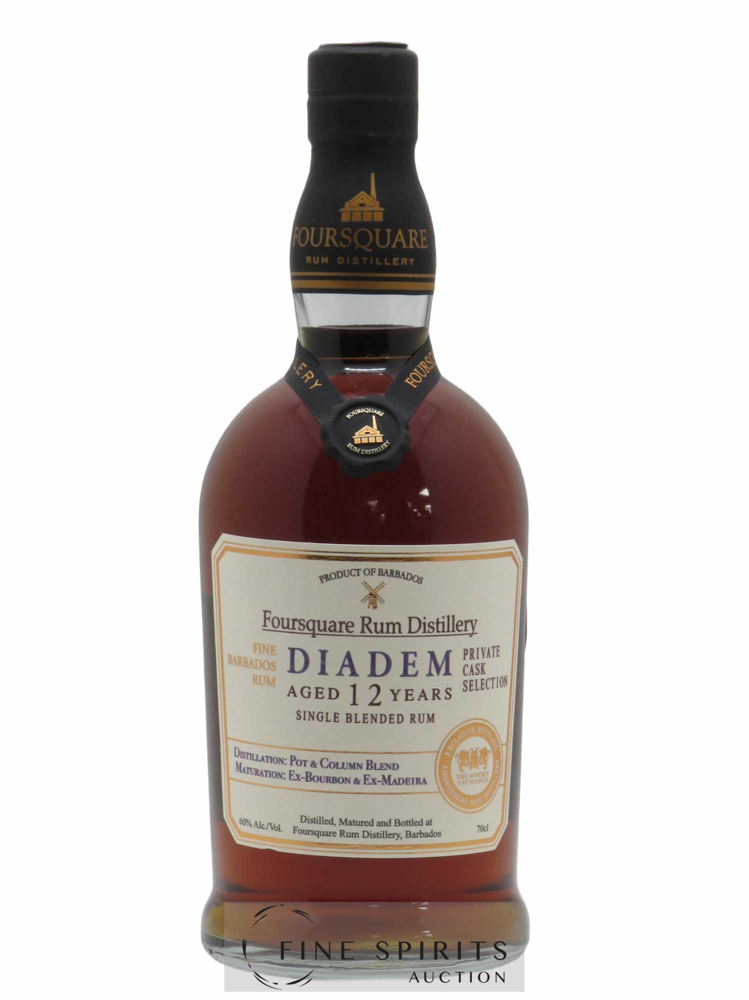 Foursquare 12 years Of. The Whisky Exchange Private Cask Selection