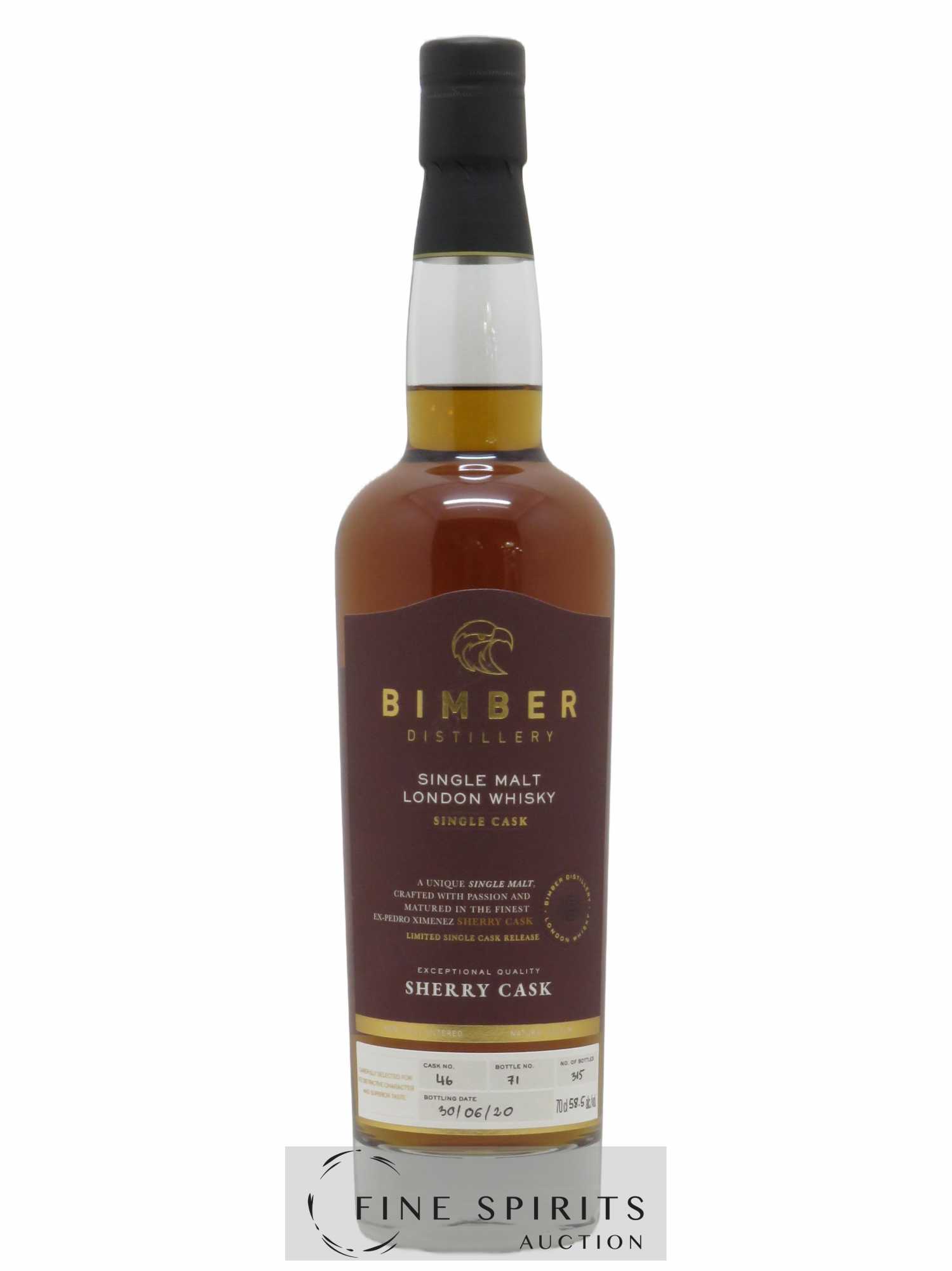 Bimber Of. Sherry Cask Cask n°46 bottled june 2020 Single Cask