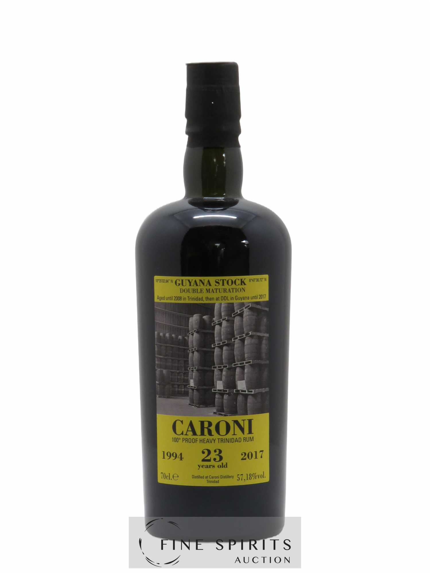 Caroni 23 years 1994 Velier 36th Release Double Maturation - bottled 2017 Guyana Stock