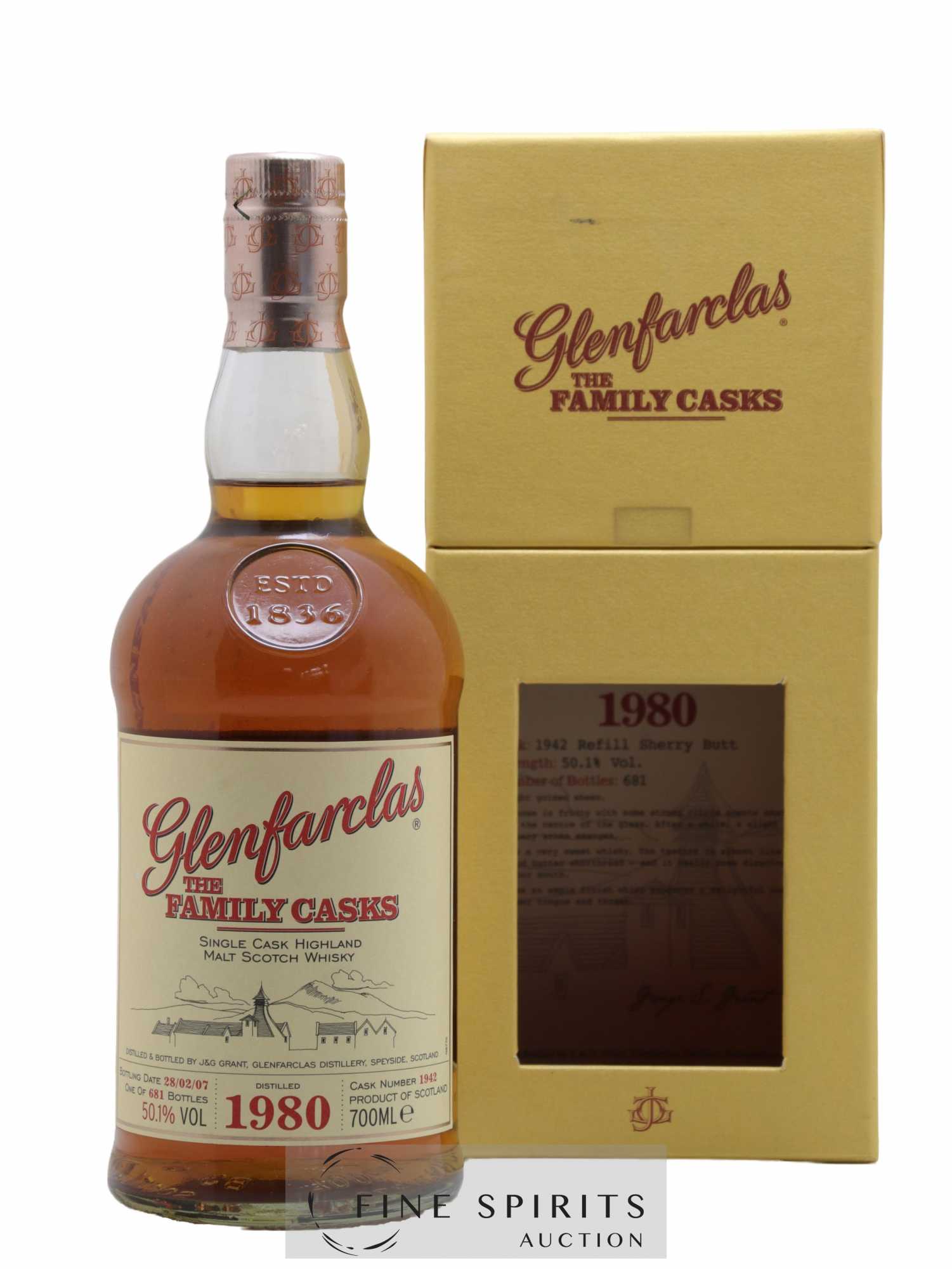 Buy Glenfarclas 1980 Of. Cask n°1942 - 2007 Release The Family