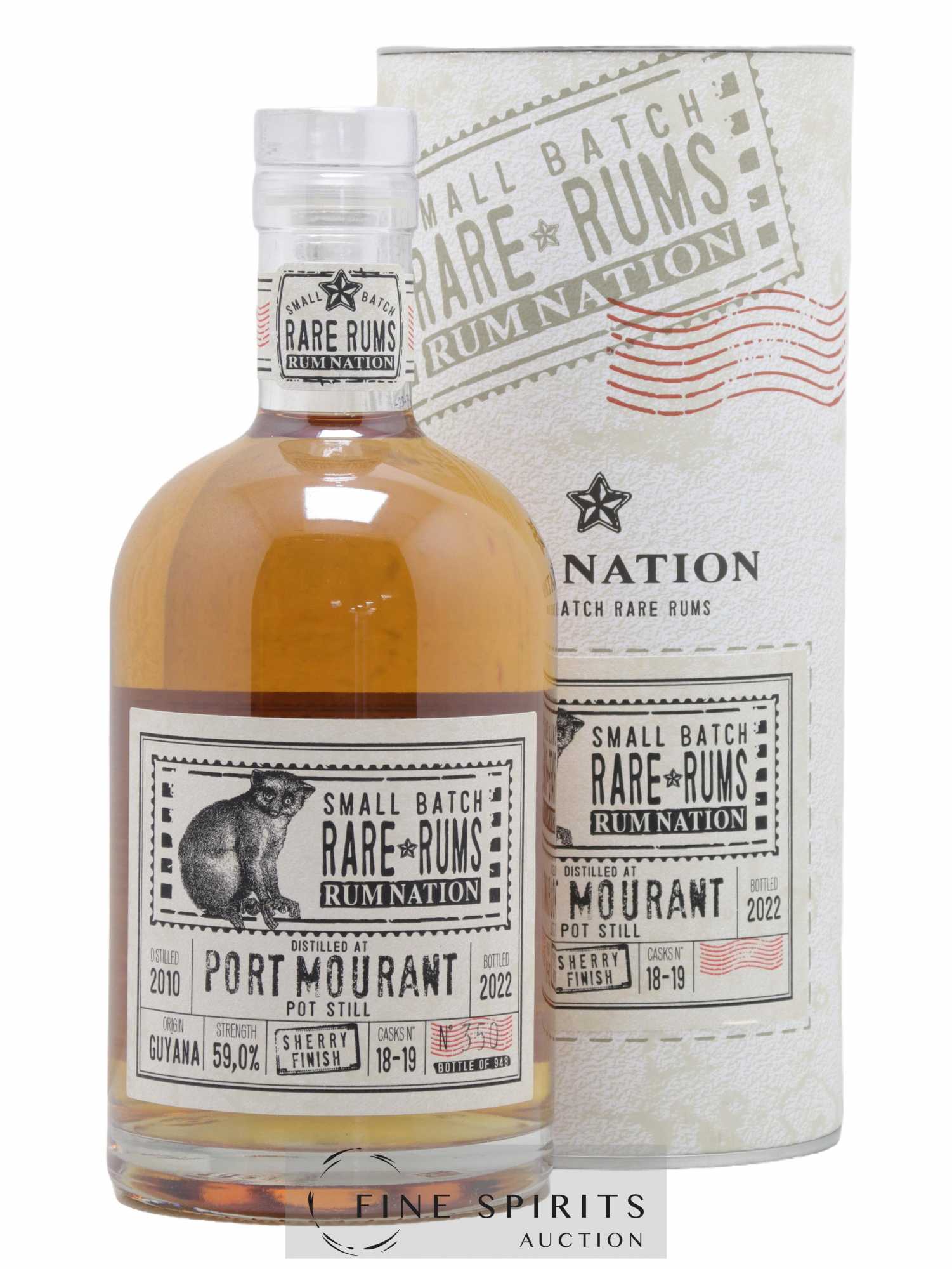 Port Mourant 2010 Rum Nation Small Batch Cask n°18-19 - One of 948 - bottled 2022 Rare Rums