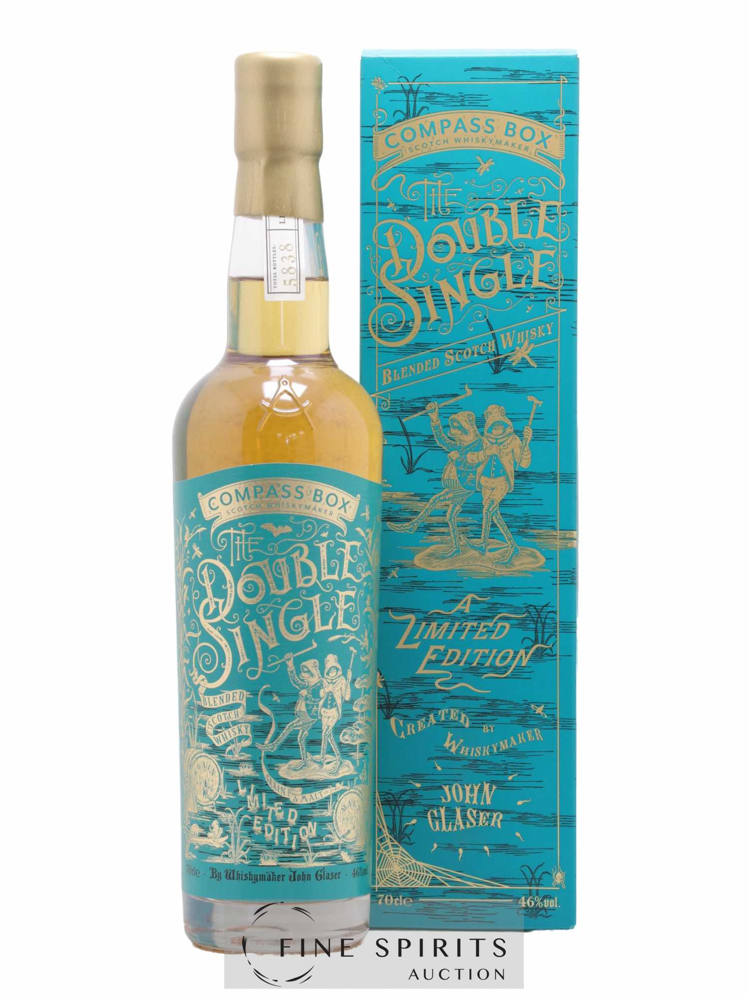 The Double Single Compass Box One of 5838 - bottled 2017 Limited Edition