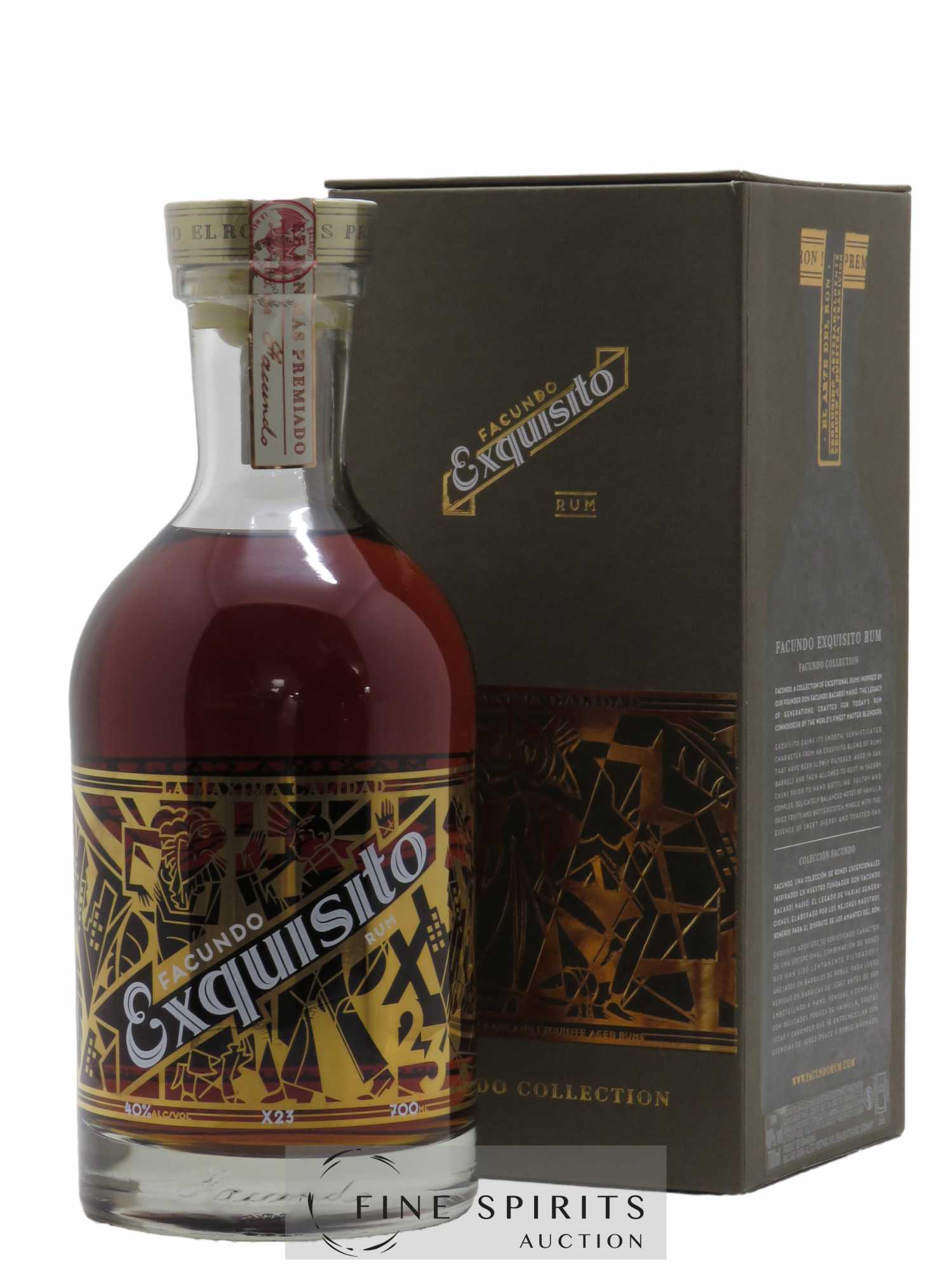 Bacardi Of. Facundo Exquisito X23 La Maxima Calidad