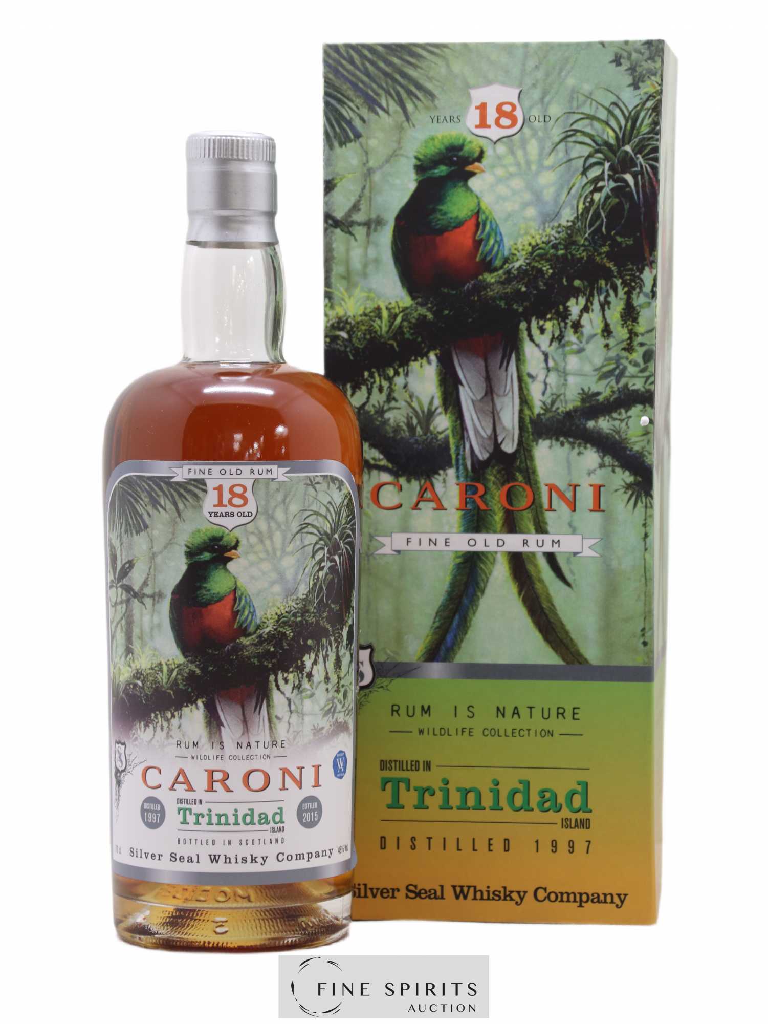 Caroni 18 years 1997 Silver Seal Whisky Company Rum is Nature Cask n°48 - One of 280 - bottled 2015 Whisky Antique