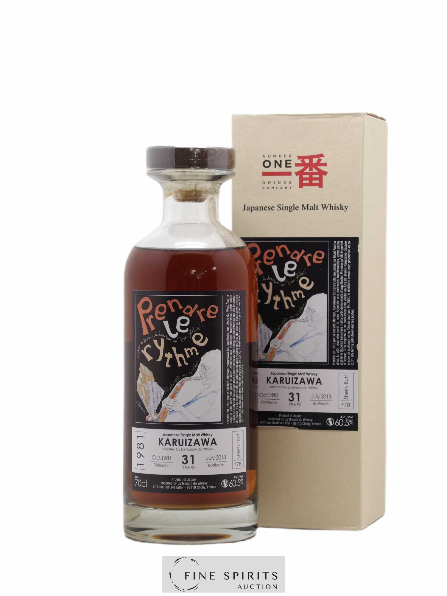 Karuizawa 31 years 1981 Number One Drinks Prendre le Rythme Sherry But n°78 - bottled 2013 LMDW
