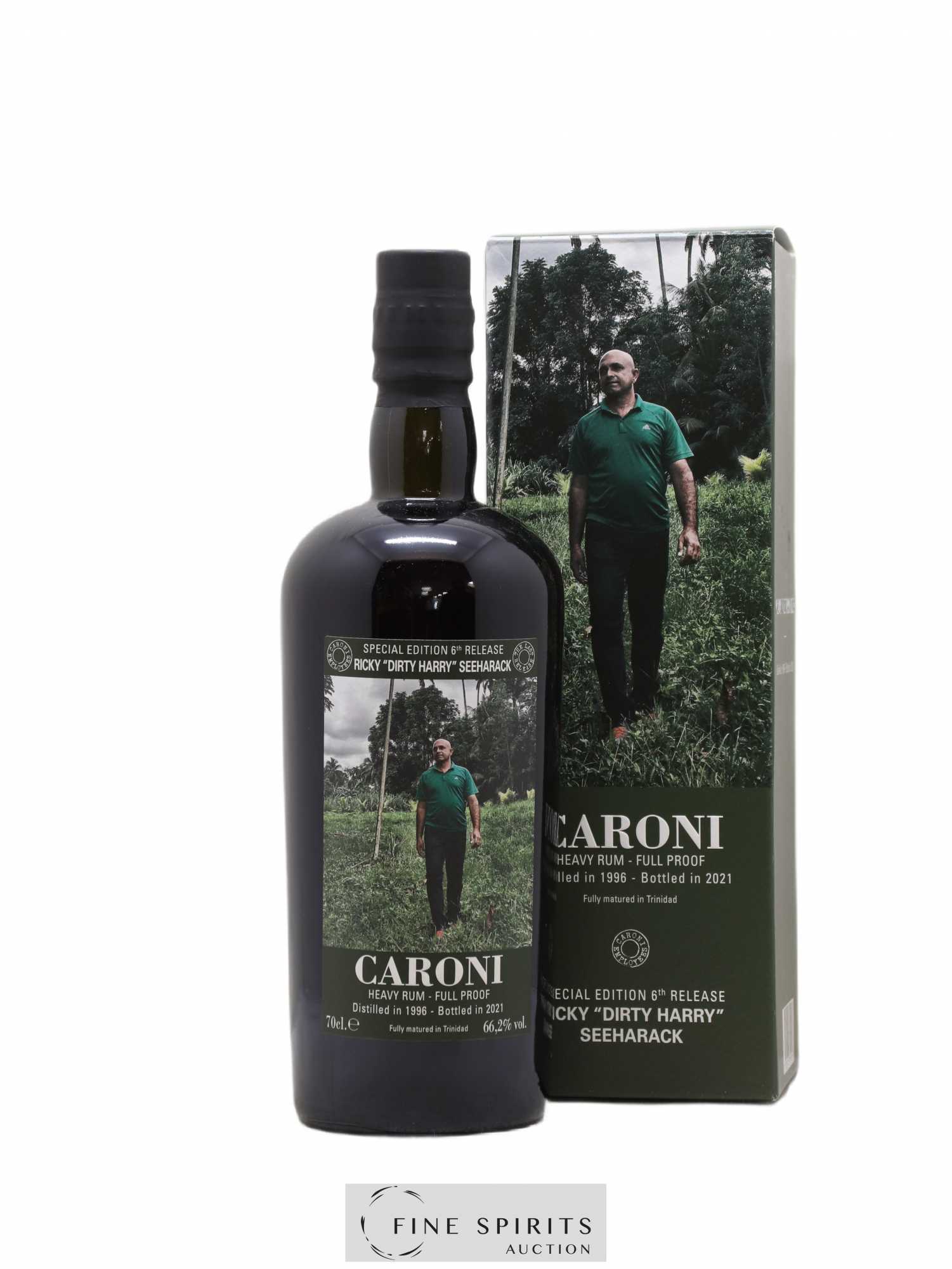Caroni 1996 Velier Special Edition Ricky Dirty Harry Seeharack 6th Release - One of 630 - bottled 2021 Employee Serie