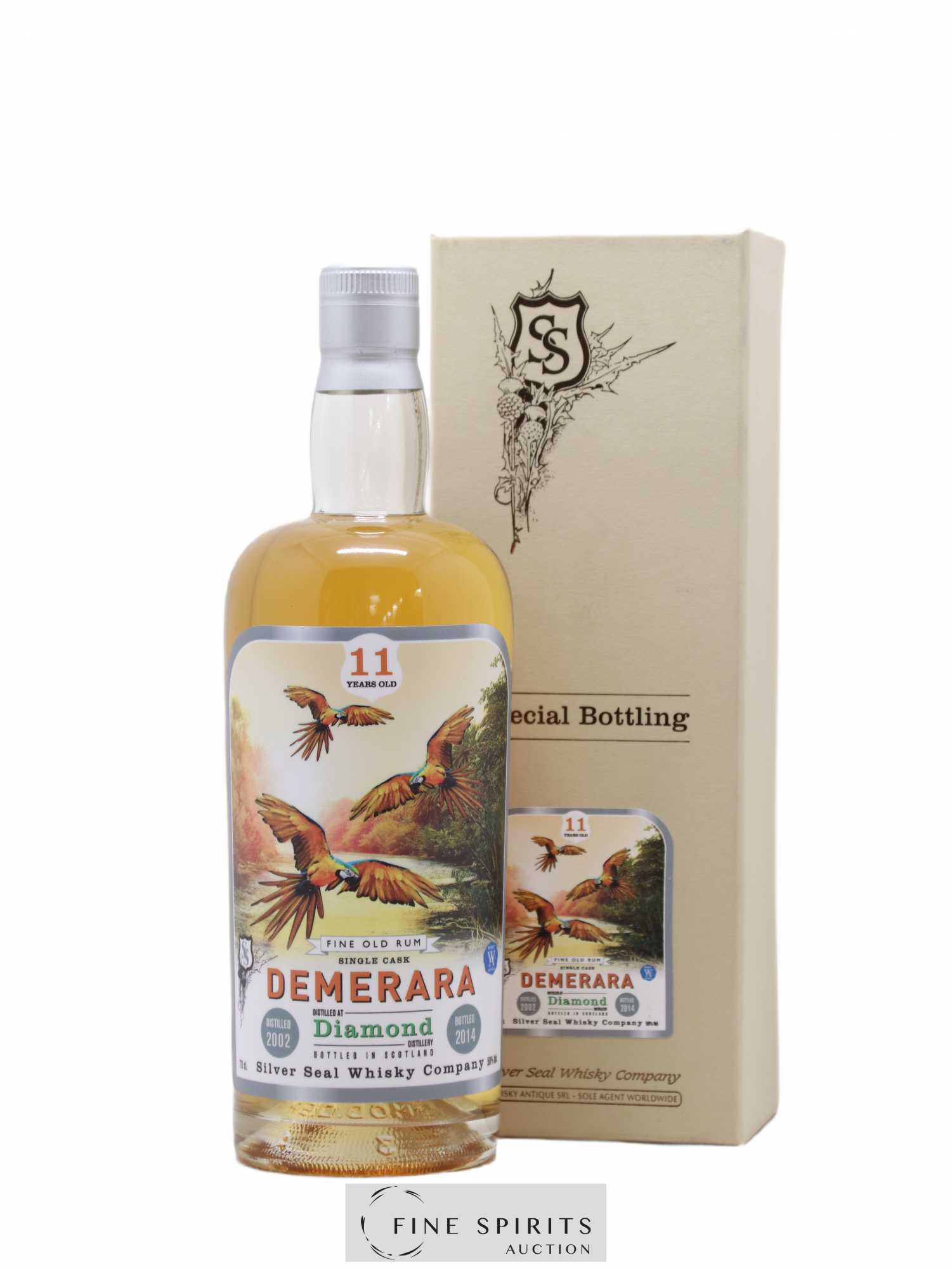 Diamond 11 years 2002 Silver Seal Whisky Company Cask n°102 - One of 223 - bottled 2014 Whisky Antique